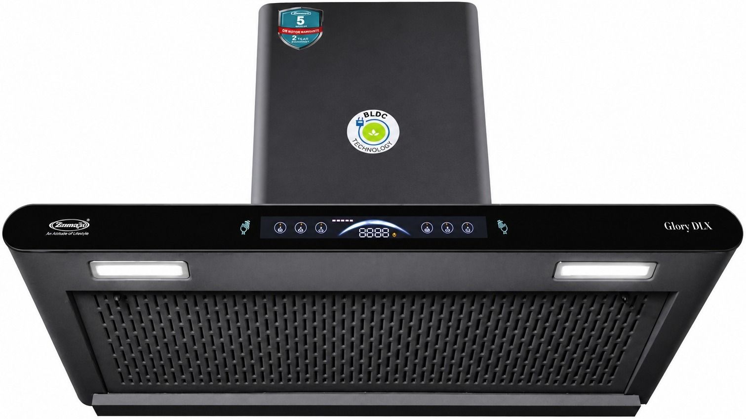 GLORY DLX Auto Clean Ceiling Mounted Black 1500 CMH Chimney-image-30