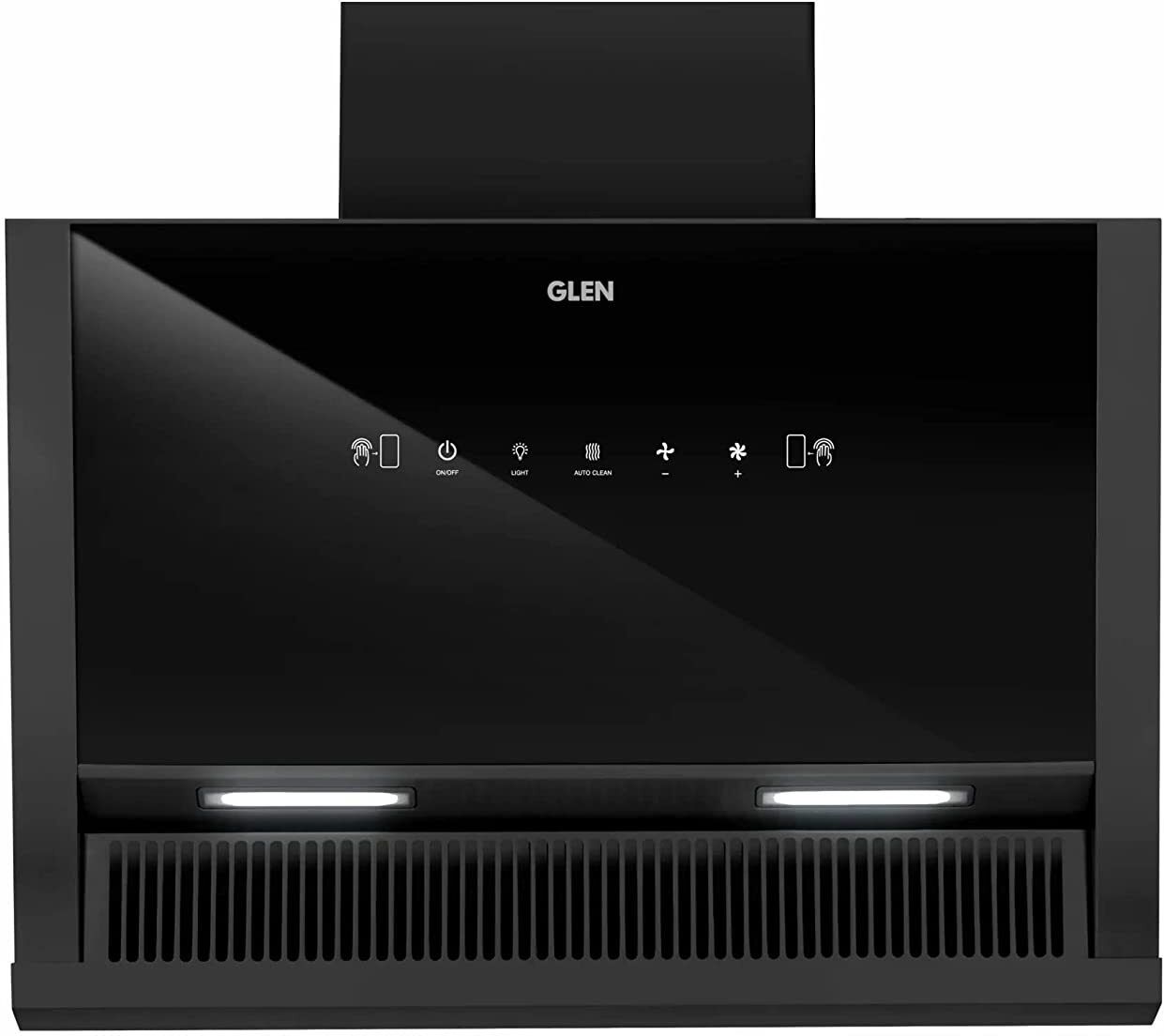 glen 6072 SX BL MS AC 90cm 1200 m3/h Filterless with Motion Sensor Auto Clean Wall Mounted Black 1200 CMH Chimney-picture-47