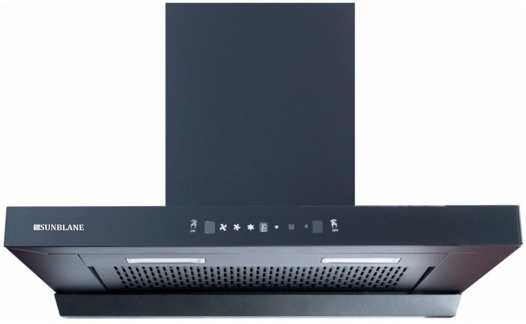 sunblane Royal Auto 60 cm 1500 m³/hr Auto Clean Filterless Wall Mounted Chimney Auto Clean Wall Mounted Black 1500 CMH Chimney-picture-23