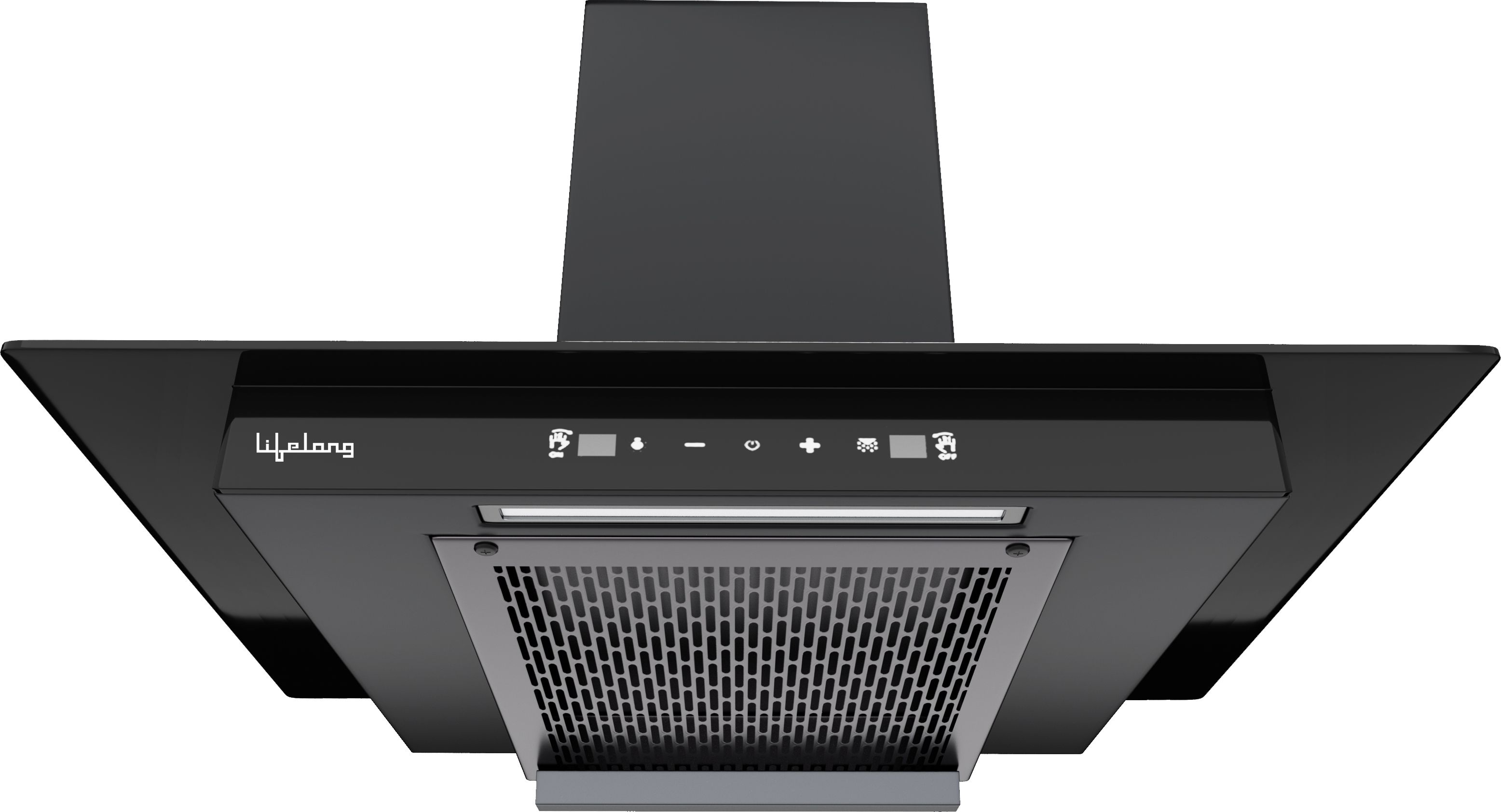 LLLACC0290 Auto Clean Touch+ Motion Sensor Control 90 cm Wall Mounted Black 1200 CMH Chimney-image-0