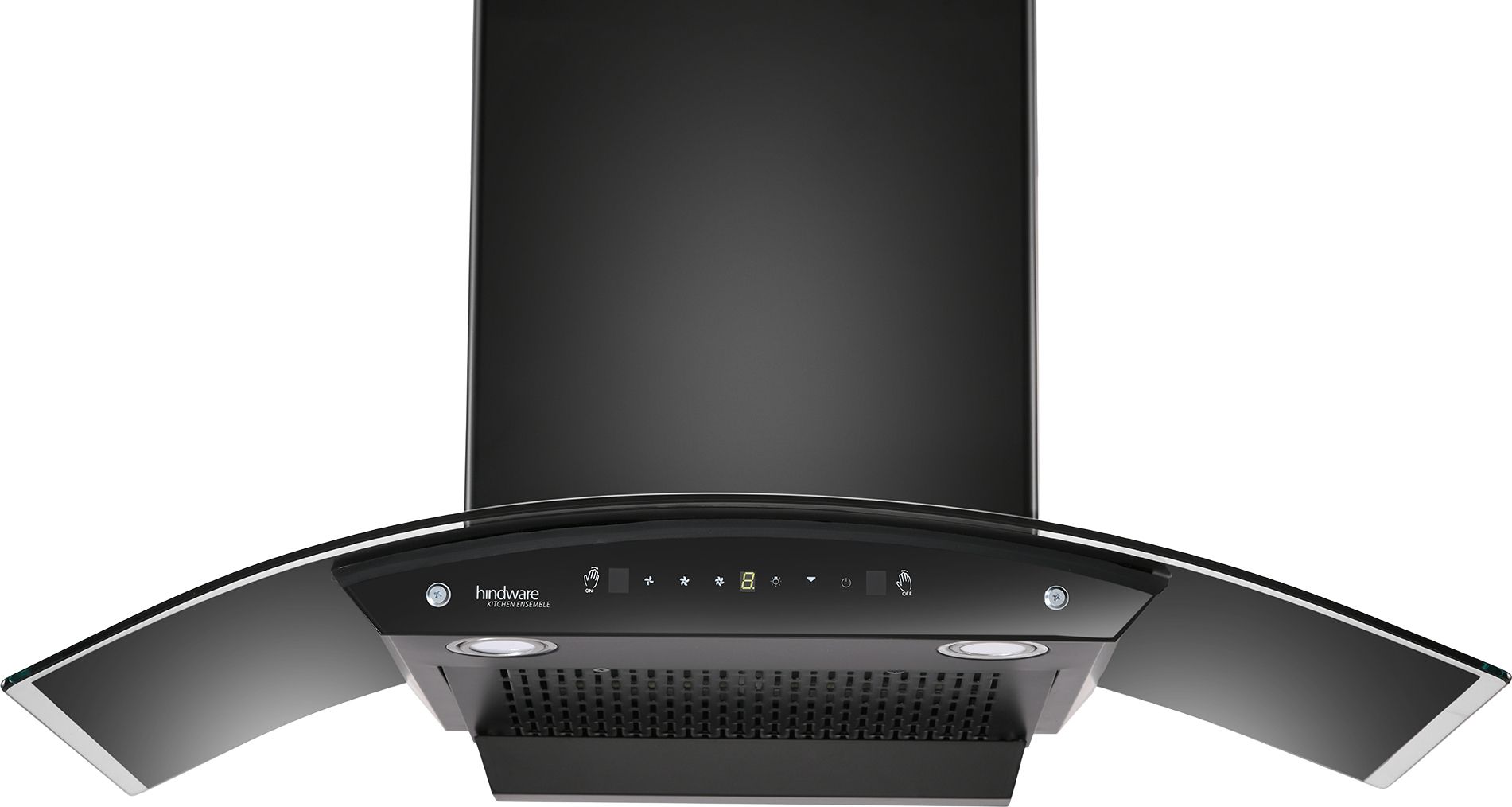 hindware smart appliances Sancia 90 Auto Clean | Curved Glass | Filterless | Touch Control | Motion Sensor | 5 Years Motor Warranty | Energy Efficient LED Light | Powerful Suction | Wall Mounted Black 1200 CMH Chimney-picture-27