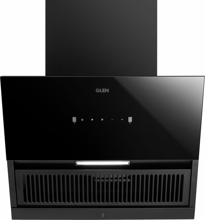 glen Kara 60 cm Auto Clean Slant Glass 60 cm| Touch & Gesture Control| Autoclean| Filterless|Powerful Suction|Low Noise Wall Mounted Black 1200 CMH Chimney-picture-17