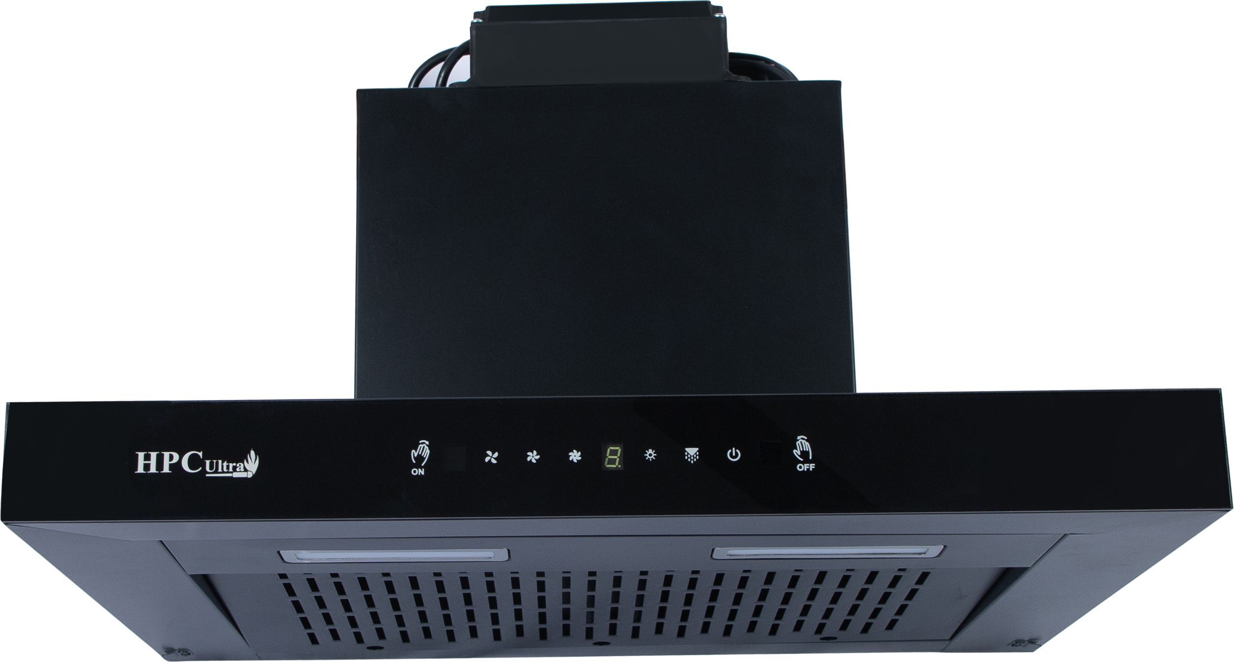 hpc TITANIA BK 60 Auto Clean Wall and Ceiling Mounted BLACK, White 1300 CMH Chimney-picture-11