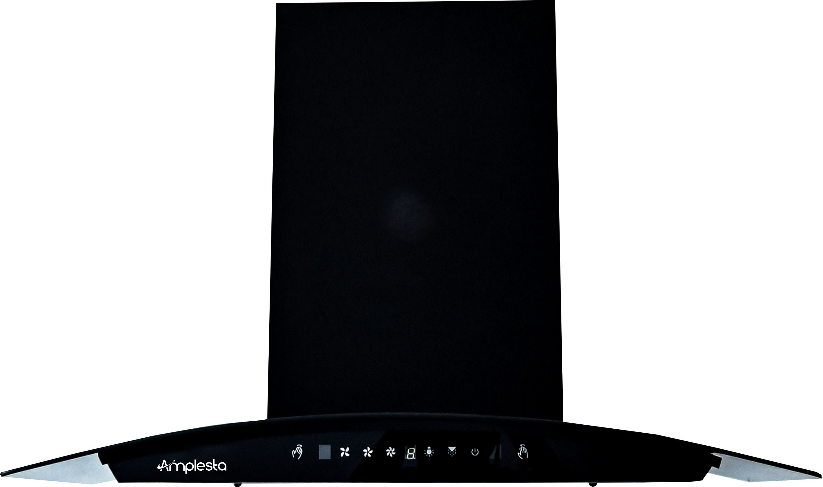 New Stella Auto Clean Curved 75cm, Touch & Gesture Control, Filterless 1350 CMH 75 cm Auto Clean Chimney-image-1