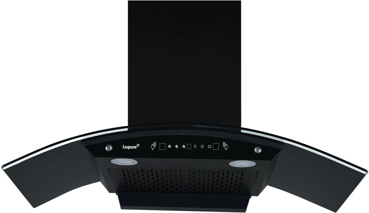 livpure Elevate 90 FL HAC Voice 1400 CMH 90 cm Auto Clean Chimney-picture-26