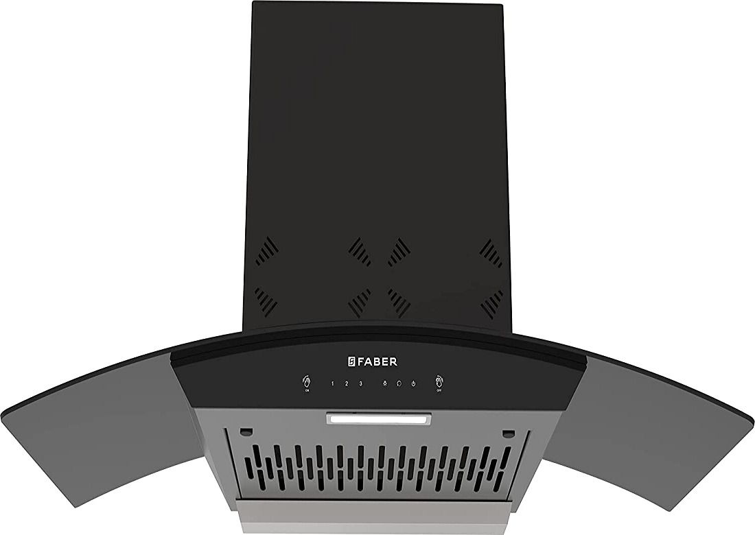 faber HOOD EVEREST 3D IN HC SC FL LG 90 Auto Clean Wall Mounted Black 1250 CMH Chimney-picture-11