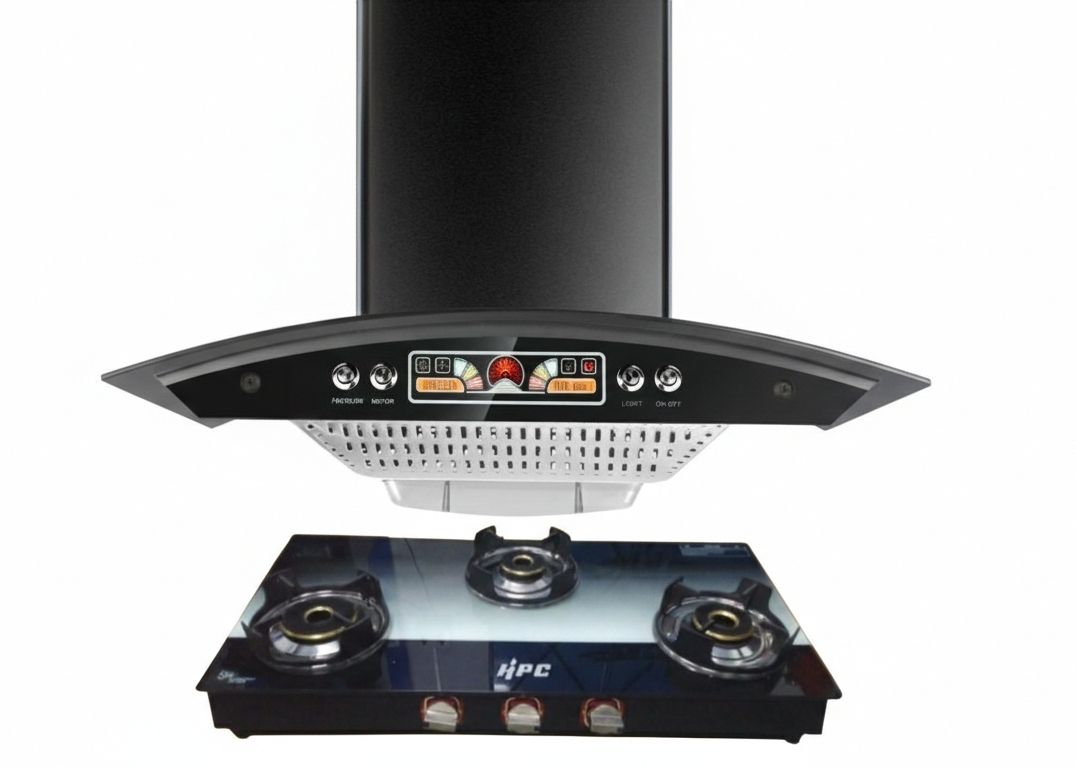 CH60-GS Wall and Ceiling Mounted black 1400 CMH Chimney-image-11