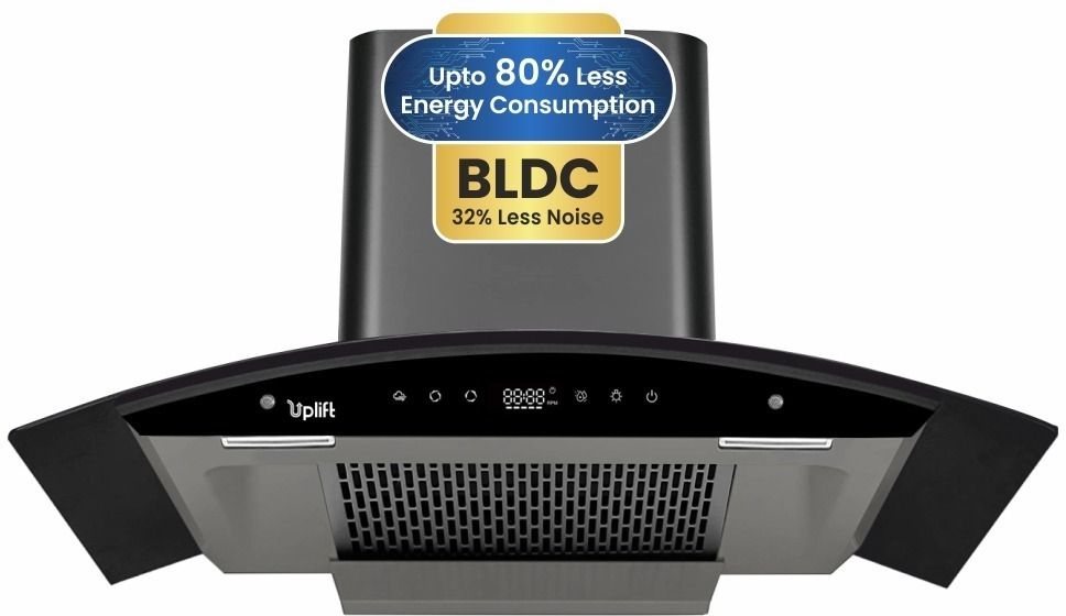 Paradise 75 BLDC Silent Auto Clean Wall Mounted Black 1550 CMH Chimney-image-35