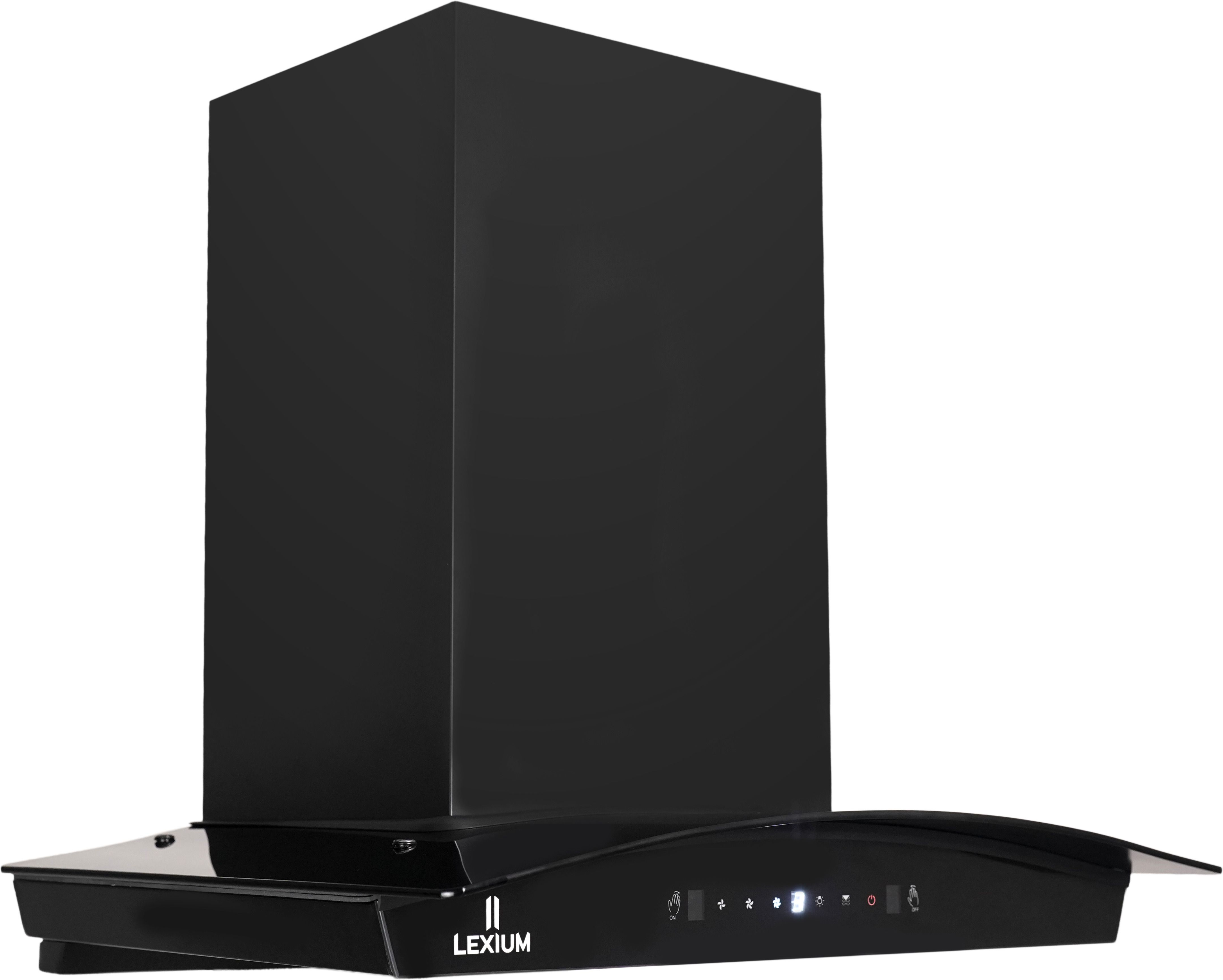 Lumina 60 Auto Clean Wall Mounted Black 1300 CMH Chimney-image-18