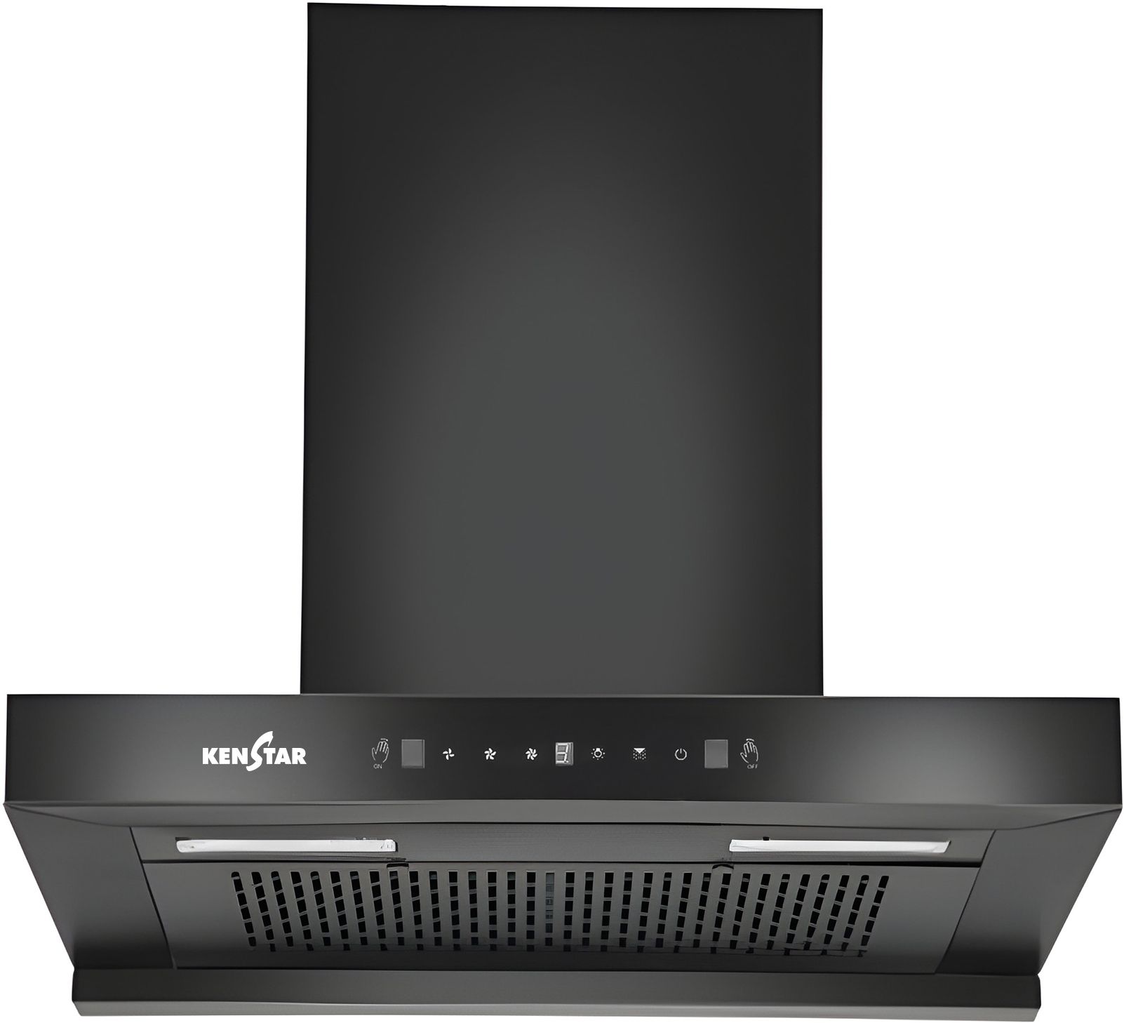 VENTI PRO T SHAPE 60CM Auto Clean | Filterless | Touch Control | Motion Sensor | Energy Efficient LED Light | Powerful Suction | Wall Mounted Black 1300 CMH Chimney