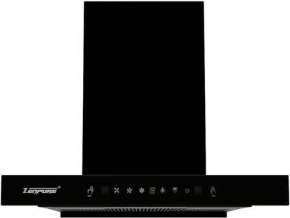Hella 75cm. Auto Clean Wall Mounted Black 1350 CMH Chimney-image-47