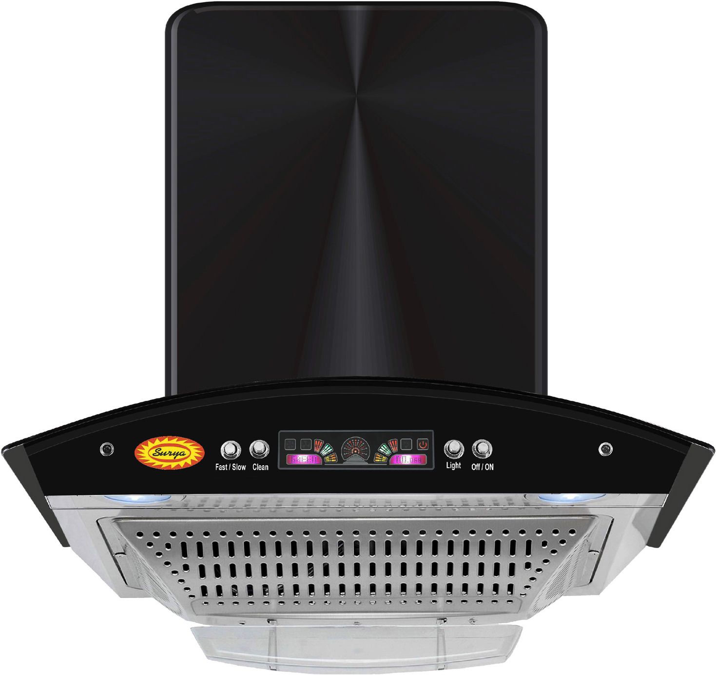 Boat Black Auto Clean Wall Mounted Black 1400 CMH Chimney-image-42