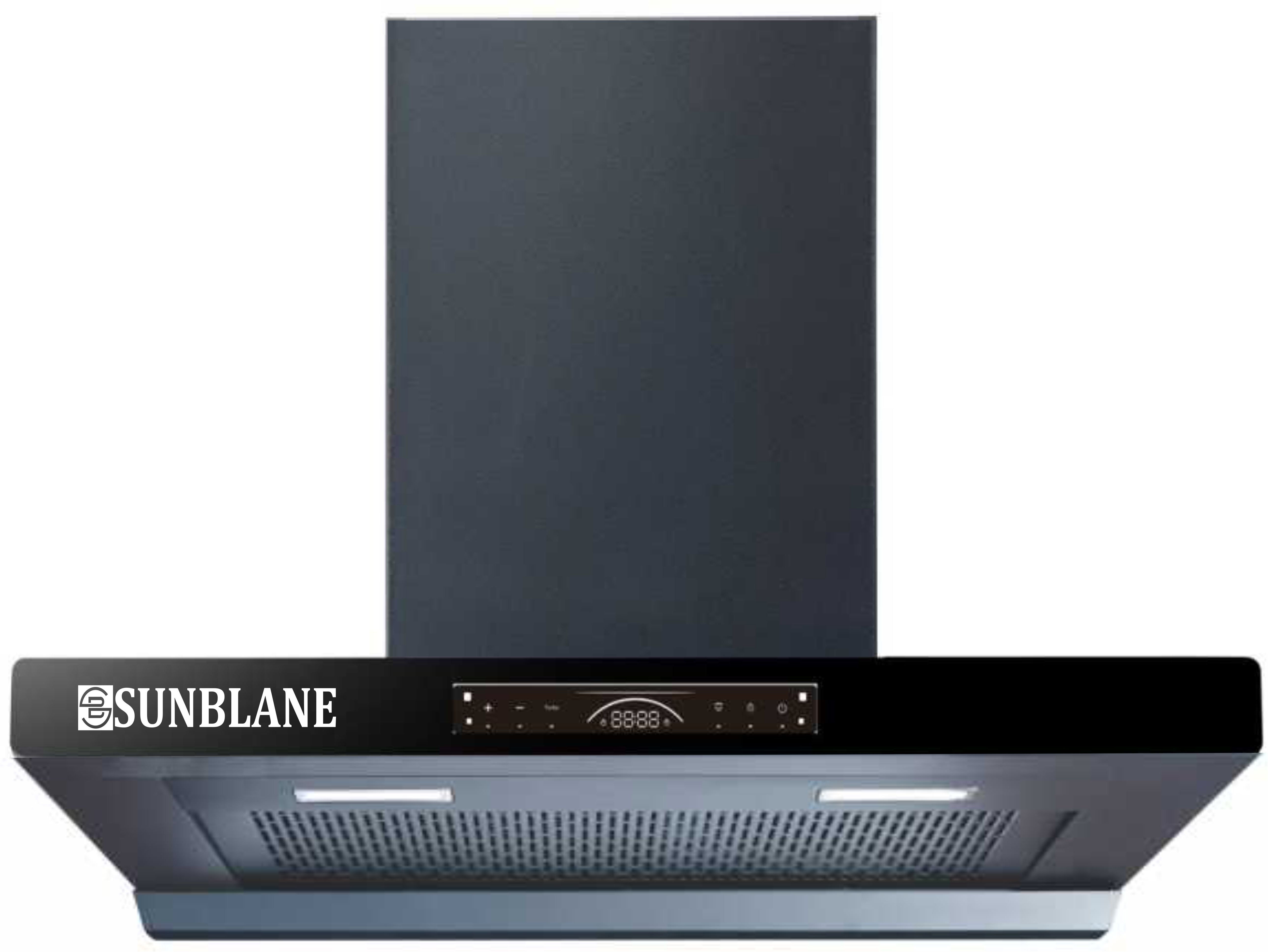 sunblane Royal Auto BLDC 60 cm 1600 m³/hr Auto Clean Filterless Wall Mounted Chimney Auto Clean Wall Mounted Black 1600 CMH Chimney-picture-27