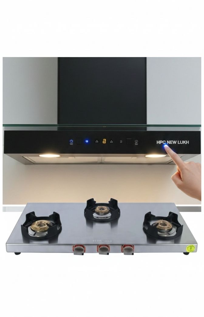 CHFIN FLAT 104 (60) glass auto motion Auto Clean Wall and Ceiling Mounted BLACK 1300 CMH Chimney-image-7