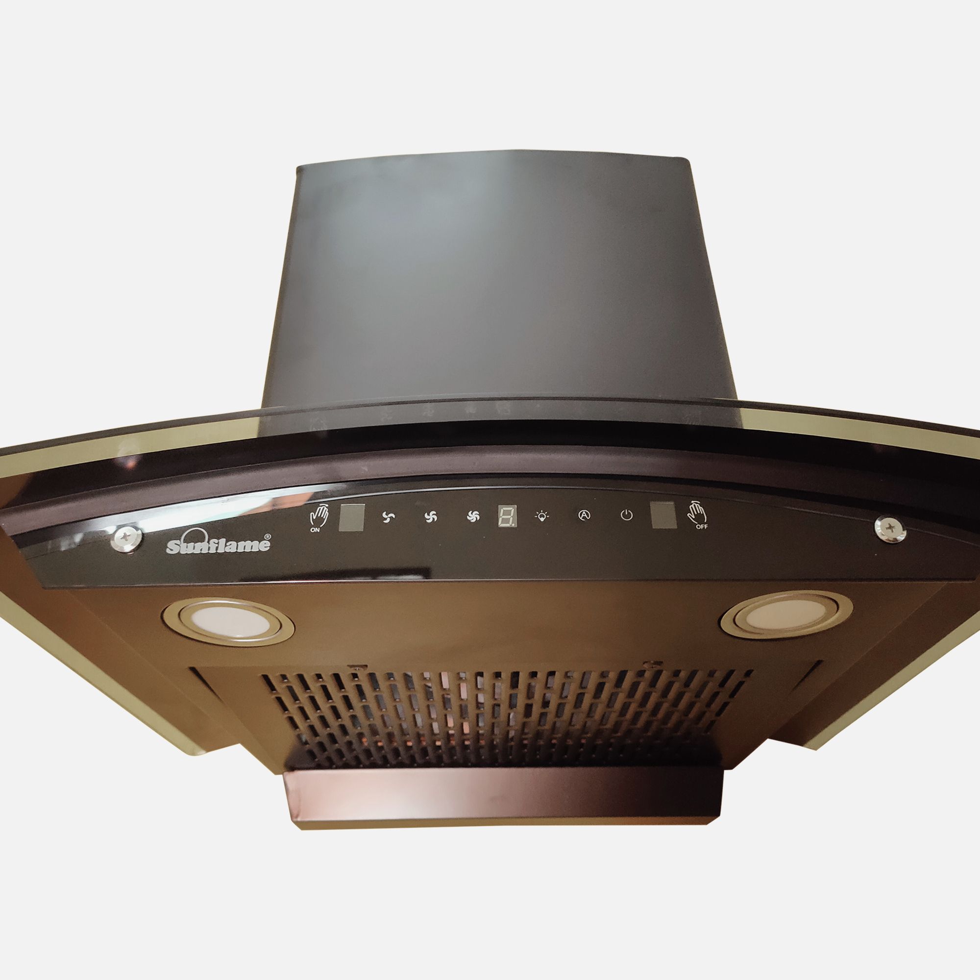 sunflame Aria60 Auto Clean Auto Clean Wall and Ceiling Mounted Matt Black 1250 CMH Chimney-picture-5