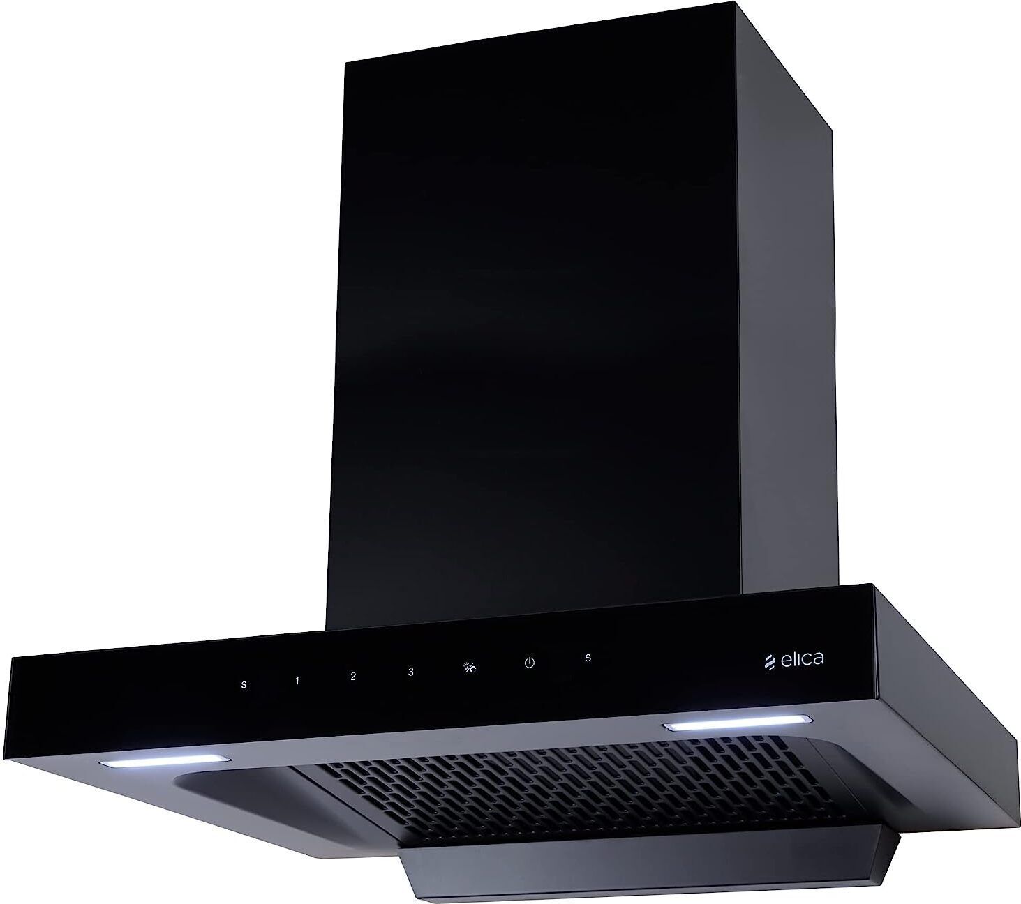 elica FL 600 SPT HAC MS NERO Auto Clean Wall Mounted Black 1350 CMH Chimney-picture-13