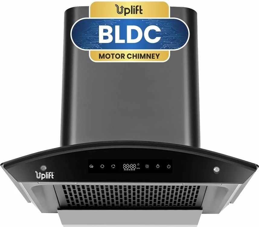 Paradise 60 BLDC Silent Auto Clean Wall Mounted Black 1550 CMH Chimney-image-34