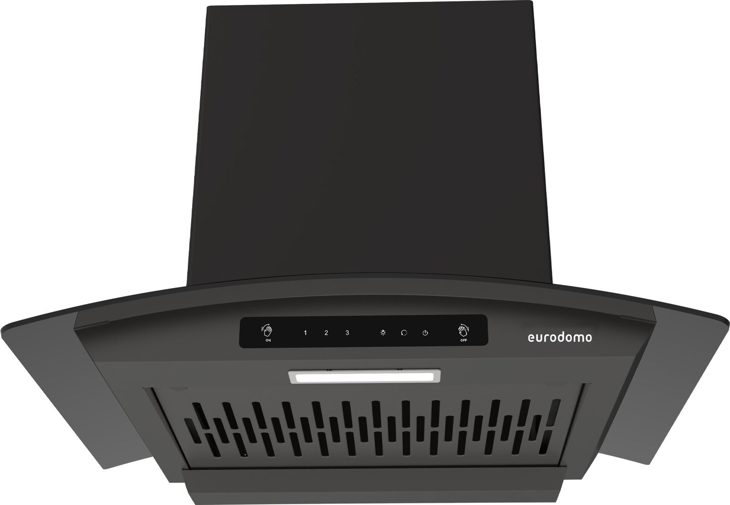 HOOD CLASSY IN HC SC FL BK 60 Auto Clean Curved Glass 60 cm| Filterless|Heat Autoclean| Touch & Gesture Control|5 Years Motor Warranty|Powerful Suction | Low Noise Wall Mounted Black 1200 CMH Chimney-image-45