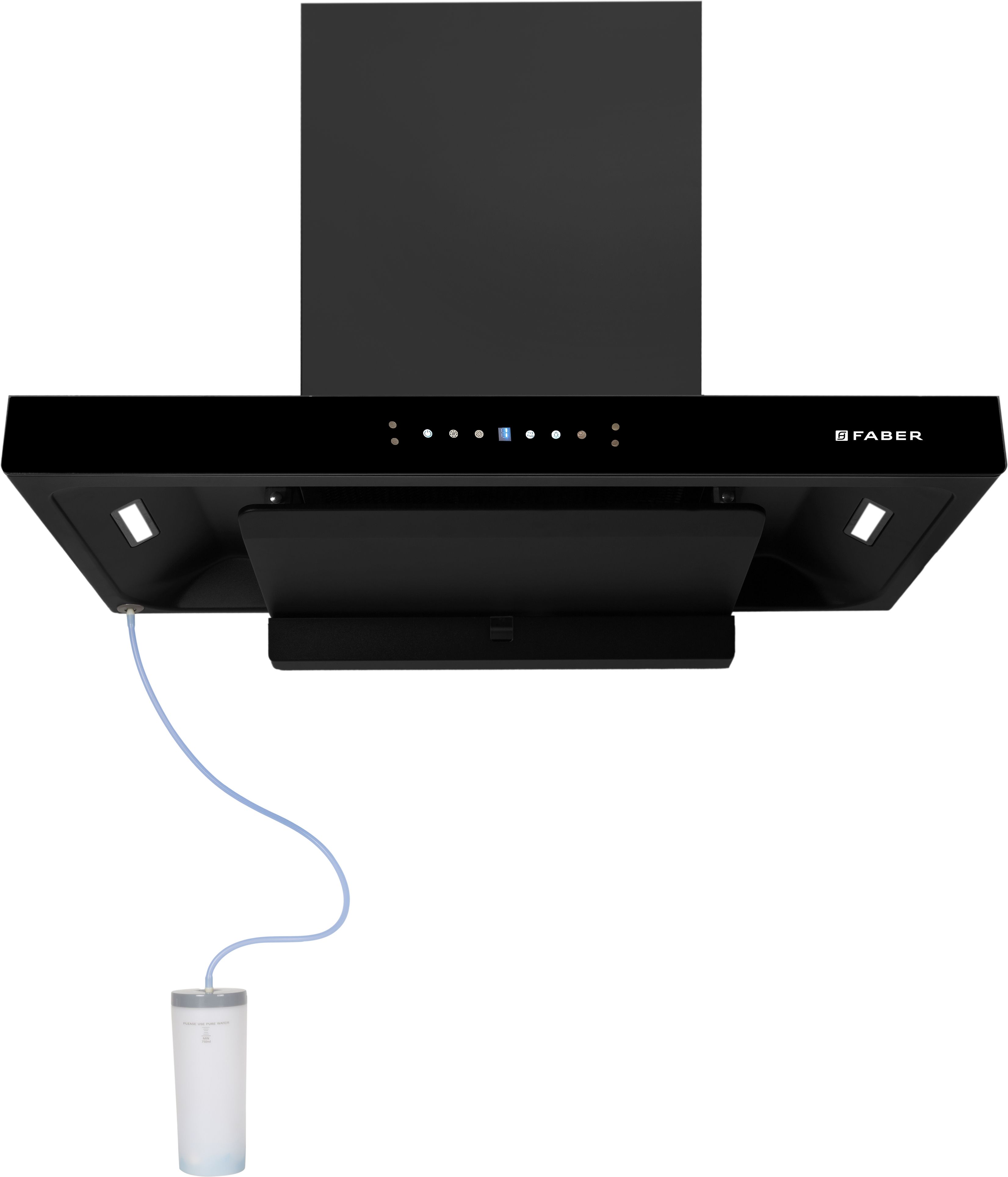 faber Bolt 90cm 1800m³/hr BLDC Chimney with Steam Clean and Powerful Suction Auto Clean Wall Mounted Black 1800 CMH Chimney-picture-23