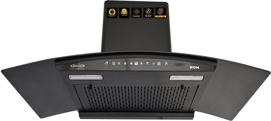 EON 90 CM Auto Clean Ceiling Mounted Black 1450 CMH Chimney-image-34
