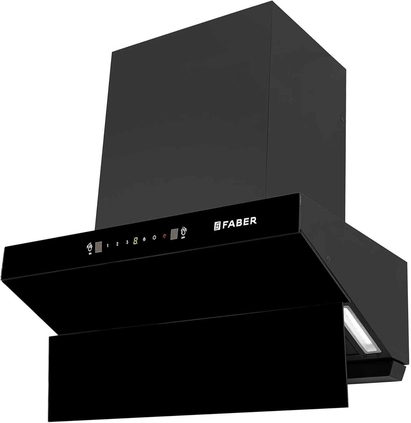 HOOD ARTEMIS IN HC SC FL BK 60 Auto Clean Semi Inclined | Touch & Gesture Control | Autoclean| Powerful Suction |Filterless Technology| Low Noise Wall Mounted Black 1200 CMH Chimney-image-35