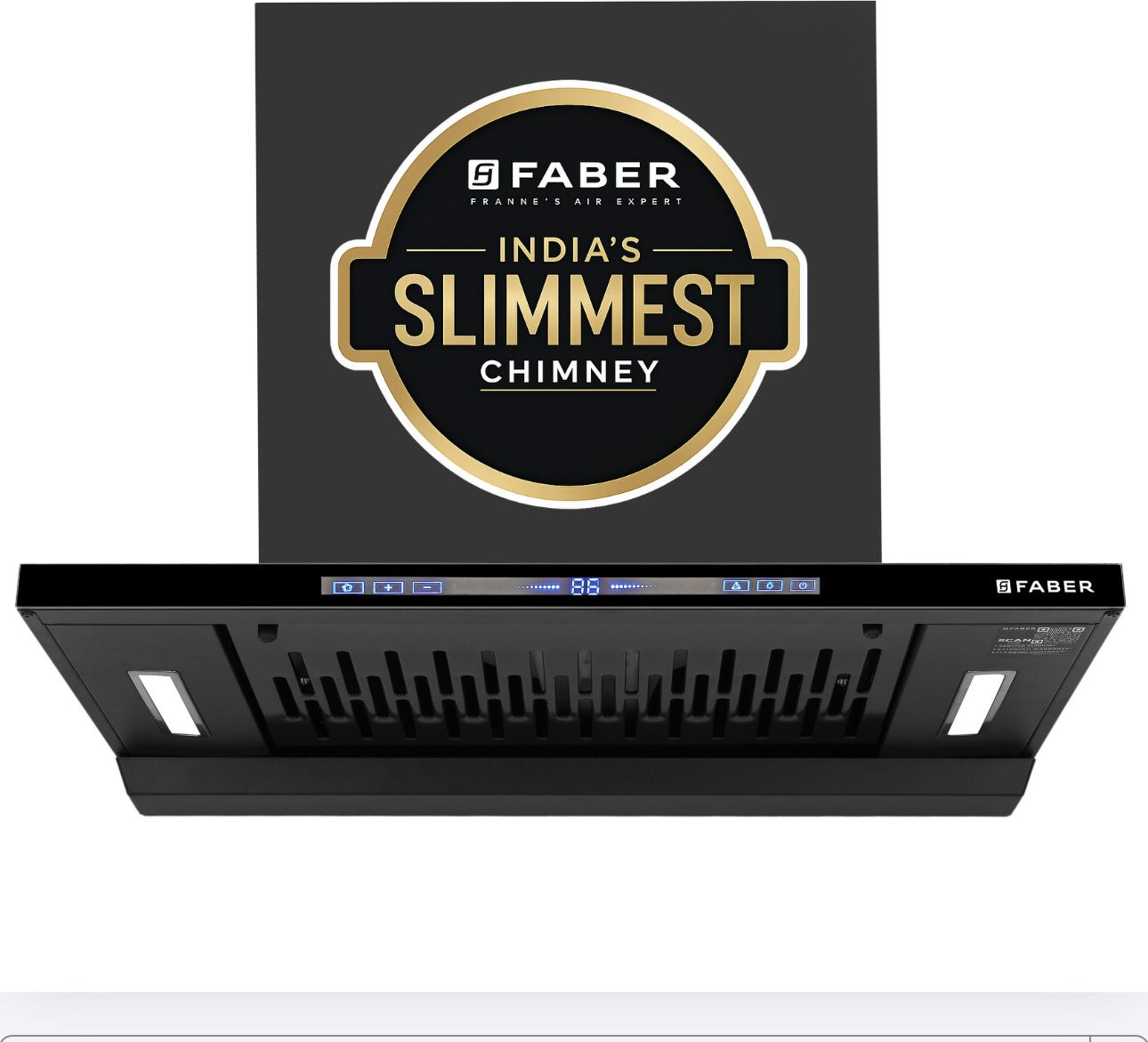 faber HOOD SLIMX HC SC FL BK BLDC IN 60-T 1500 CMH 60 cm Auto Clean Chimney-picture-33