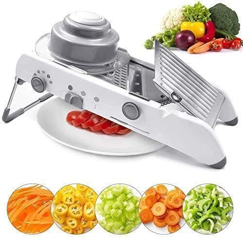 Nuts Salad Cutter Machine Kitchen Gadget Tool Hand Chopper Mandolin Food Slicer Electric Vegetable Slicer-image-33