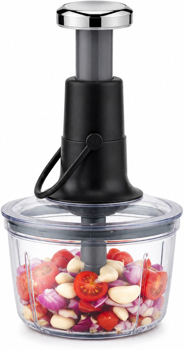 mitthi Vegitable Chopper 650ML Push Chopper Electric Vegetable & Fruit Chopper-picture-31