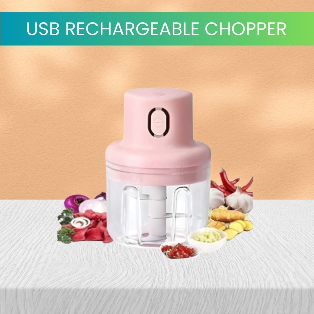 princemarkett N01-Chopper Portable Electric Food Chopper Mini Kitchen Tool for Meal xz41 Electric Vegetable & Fruit Chopper-picture-13