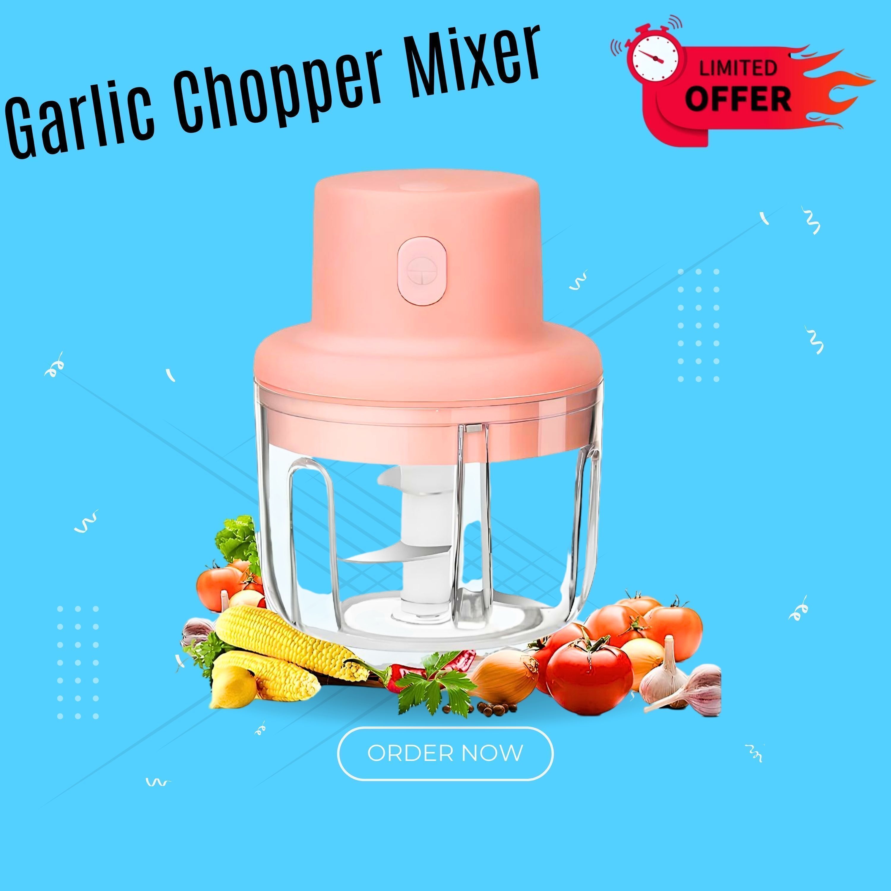 modexaglobal N01-Chopper Portable Electric Food Chopper Mini Kitchen Tool for Meal xz160 Electric Vegetable & Fruit Chopper-picture-11