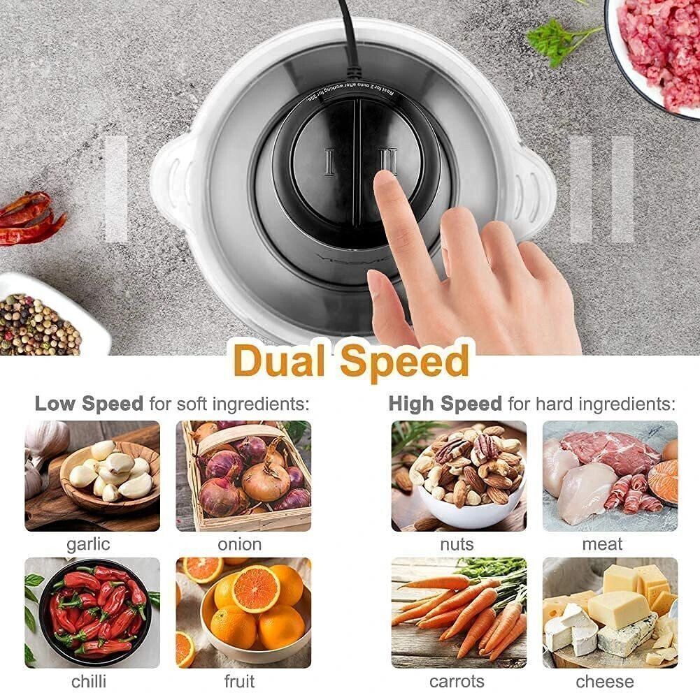 jishostore electric food prep tool Electric Vegetable & Fruit Chopper-picture-16