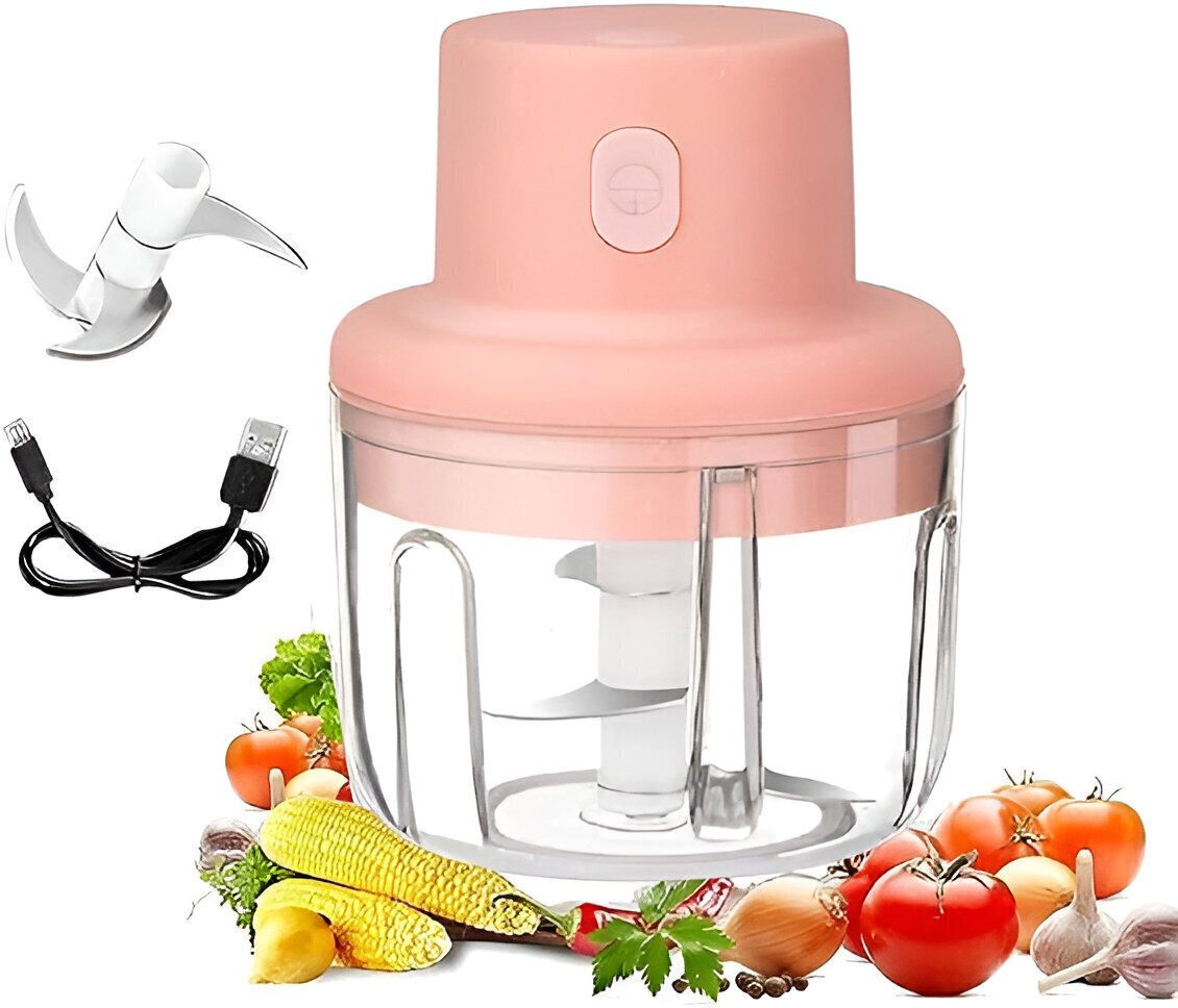 The Whimsify Store USB Rechargeable Garlic, Meat & Vegetable Chopper Electric Vegetable Chopper-picture-45