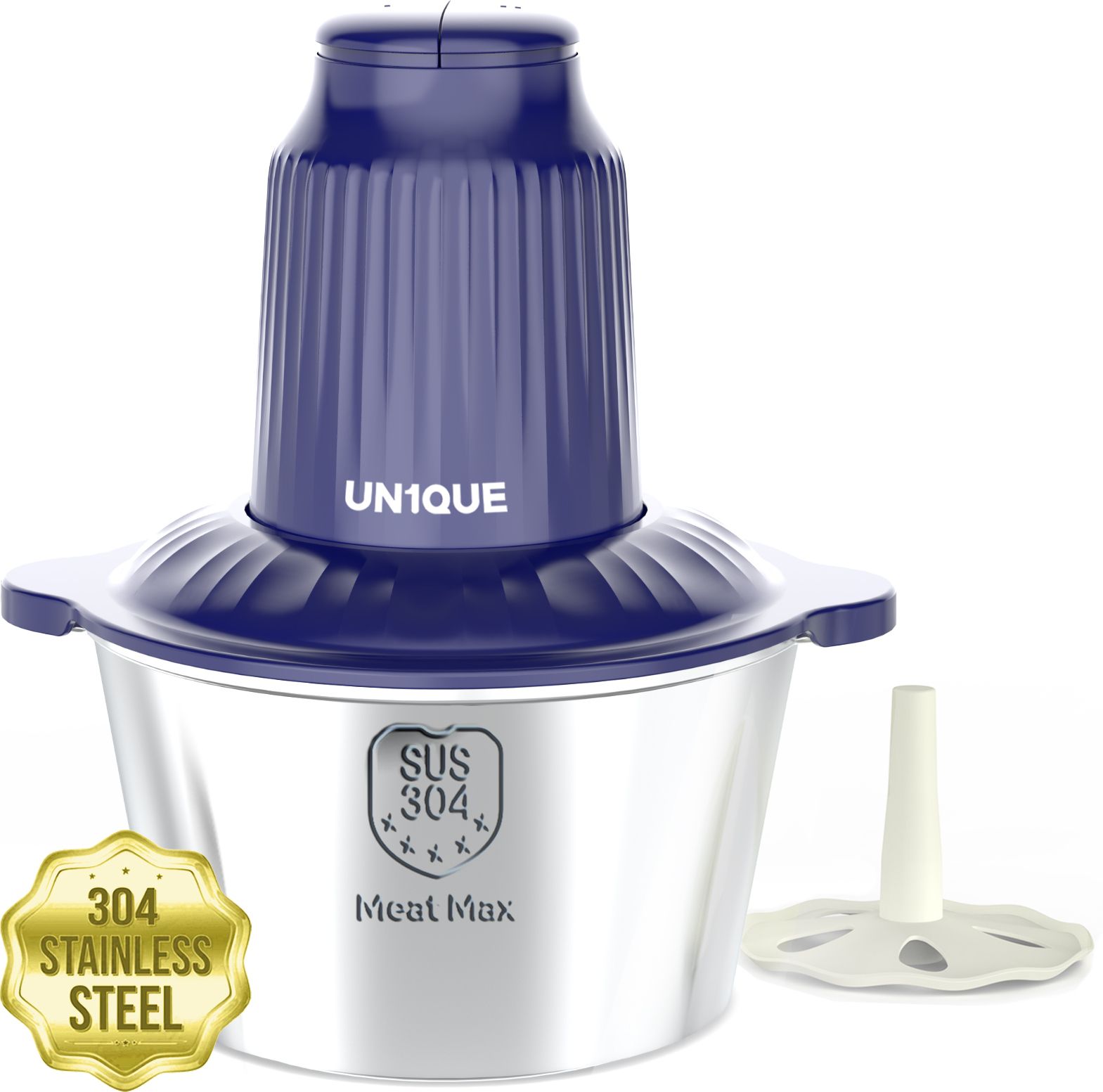 UNIQUE Food Processor 1 Electric Vegetable & Fruit Chopper-image-42