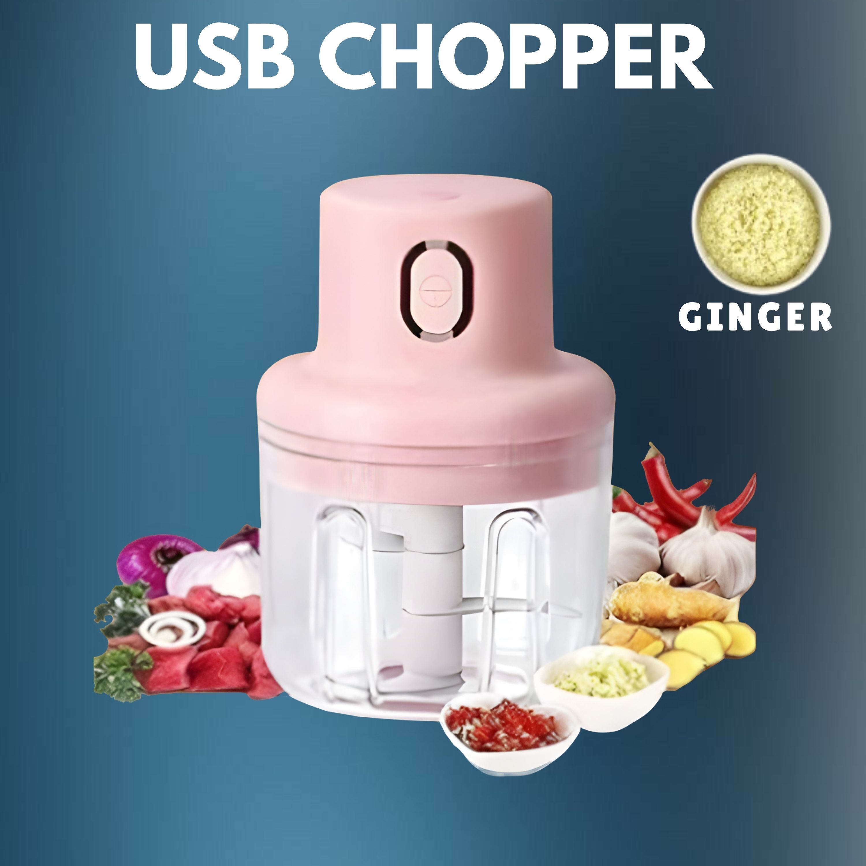 princemarkett N01-Chopper Portable Electric Food Chopper Mini Kitchen Tool for Meal xz258 Electric Vegetable & Fruit Chopper-picture-38