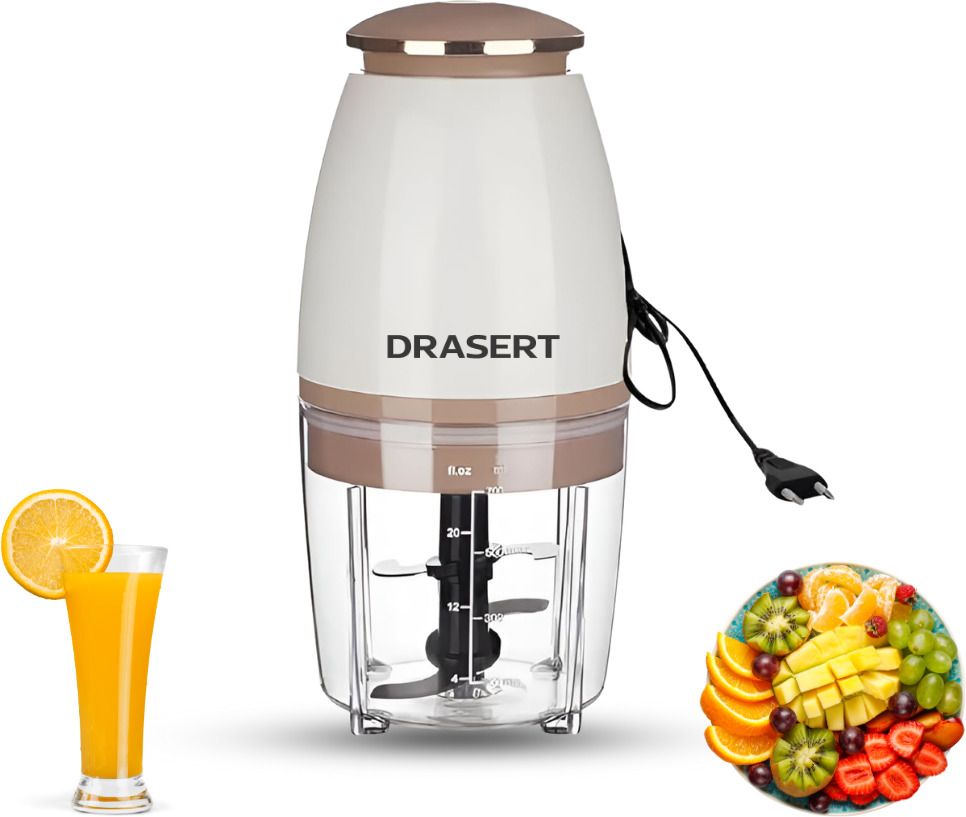 Electric Capsule Cutter Blender Meat Grinder Stainless Steel Blades 700ml 350W Electric Vegetable & Fruit Chopper-image-8