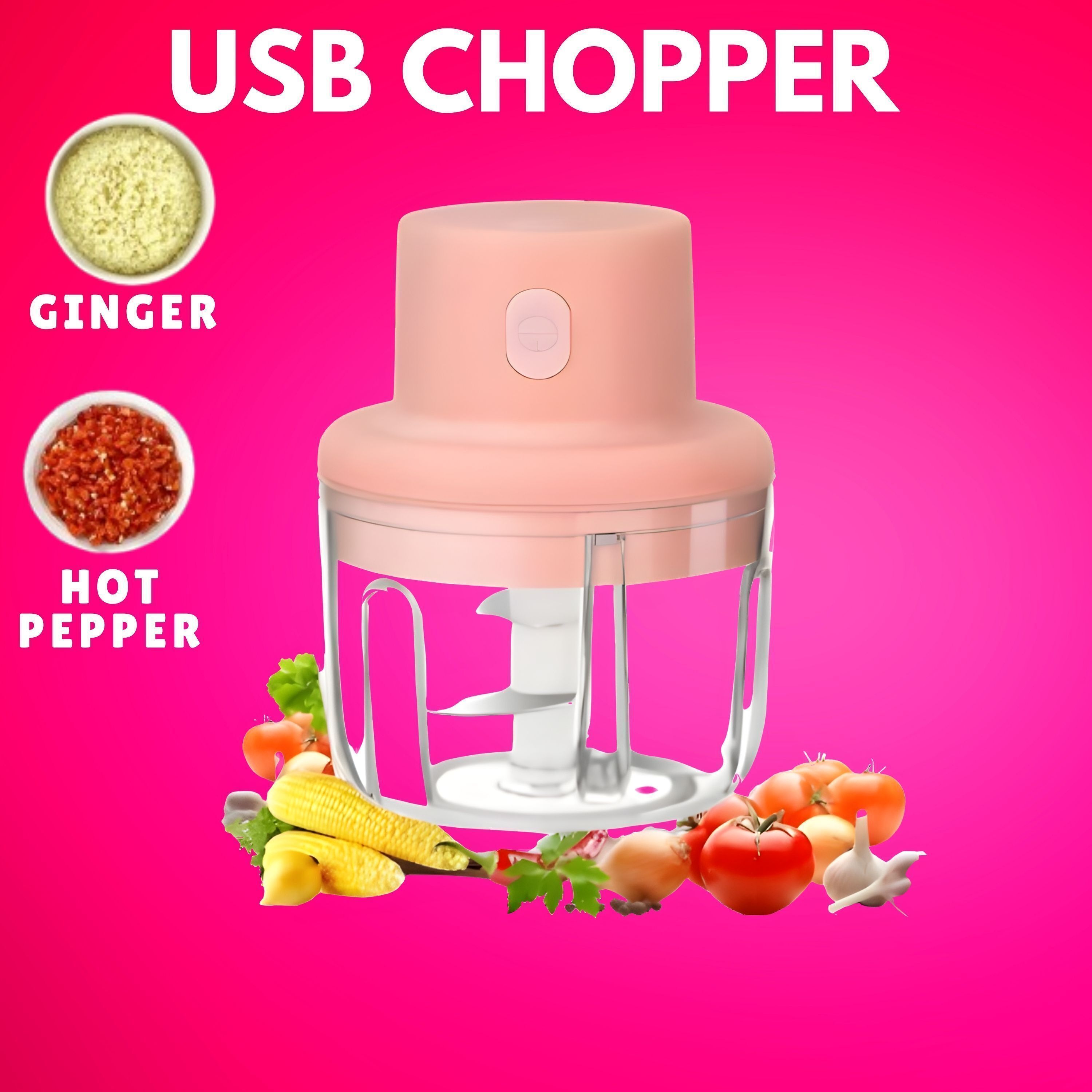 princemarkett N01-Chopper Portable Electric Food Chopper Mini Kitchen Tool for Meal xz292 Electric Vegetable & Fruit Chopper-picture-37