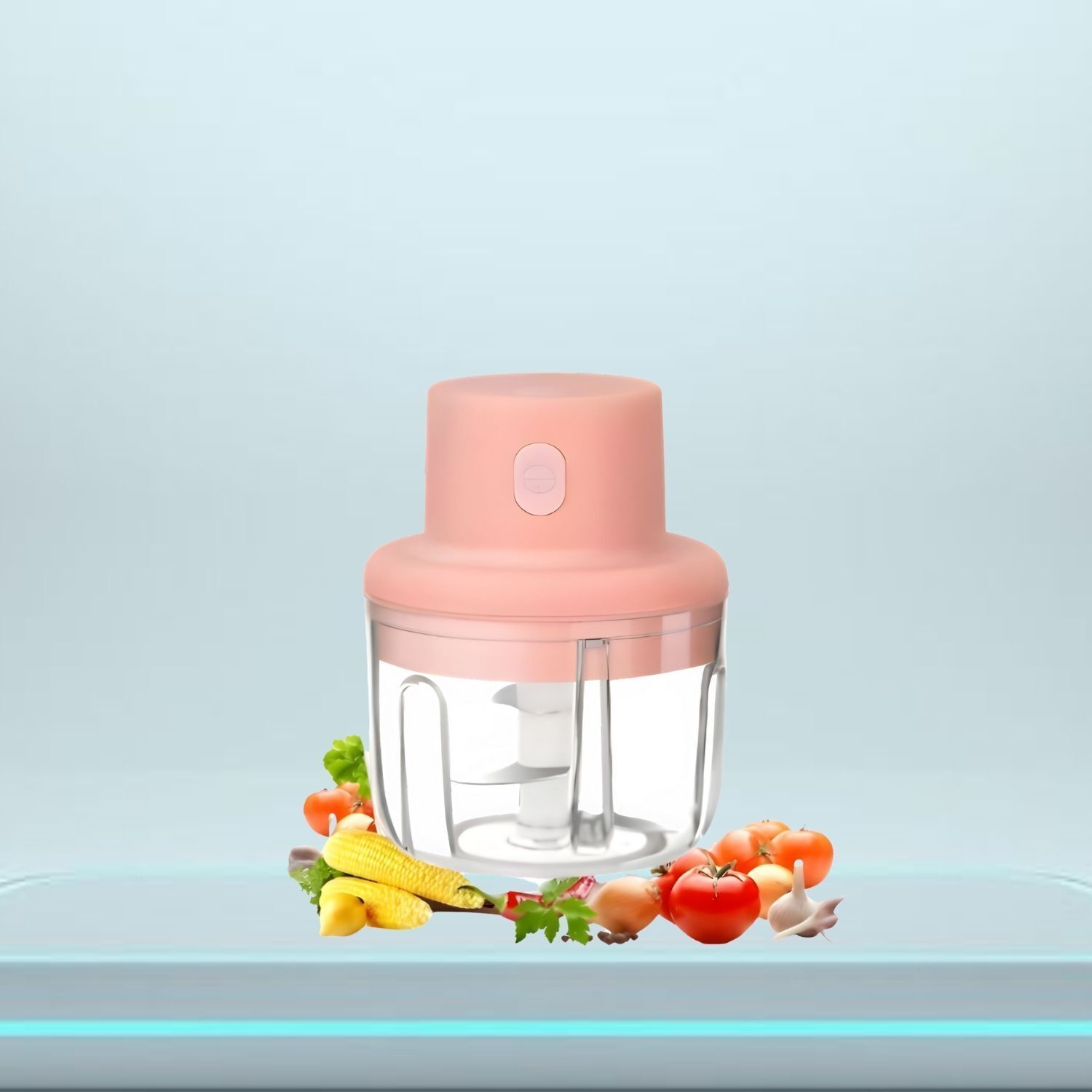 Electric Chopper, Rechargeable Chopper for Home & Kitchen Vegetable, FruitB354 Electric Vegetable & Fruit Chopper-image-28