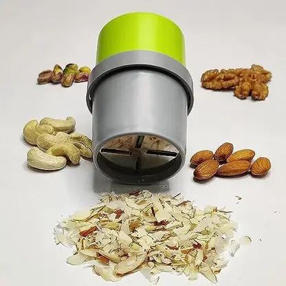 Dry Fruit Cutter,Slicer, Grinder, Choppers with 3 Blade for Kitchen Fruit Slicer Electric Grater & Slicer