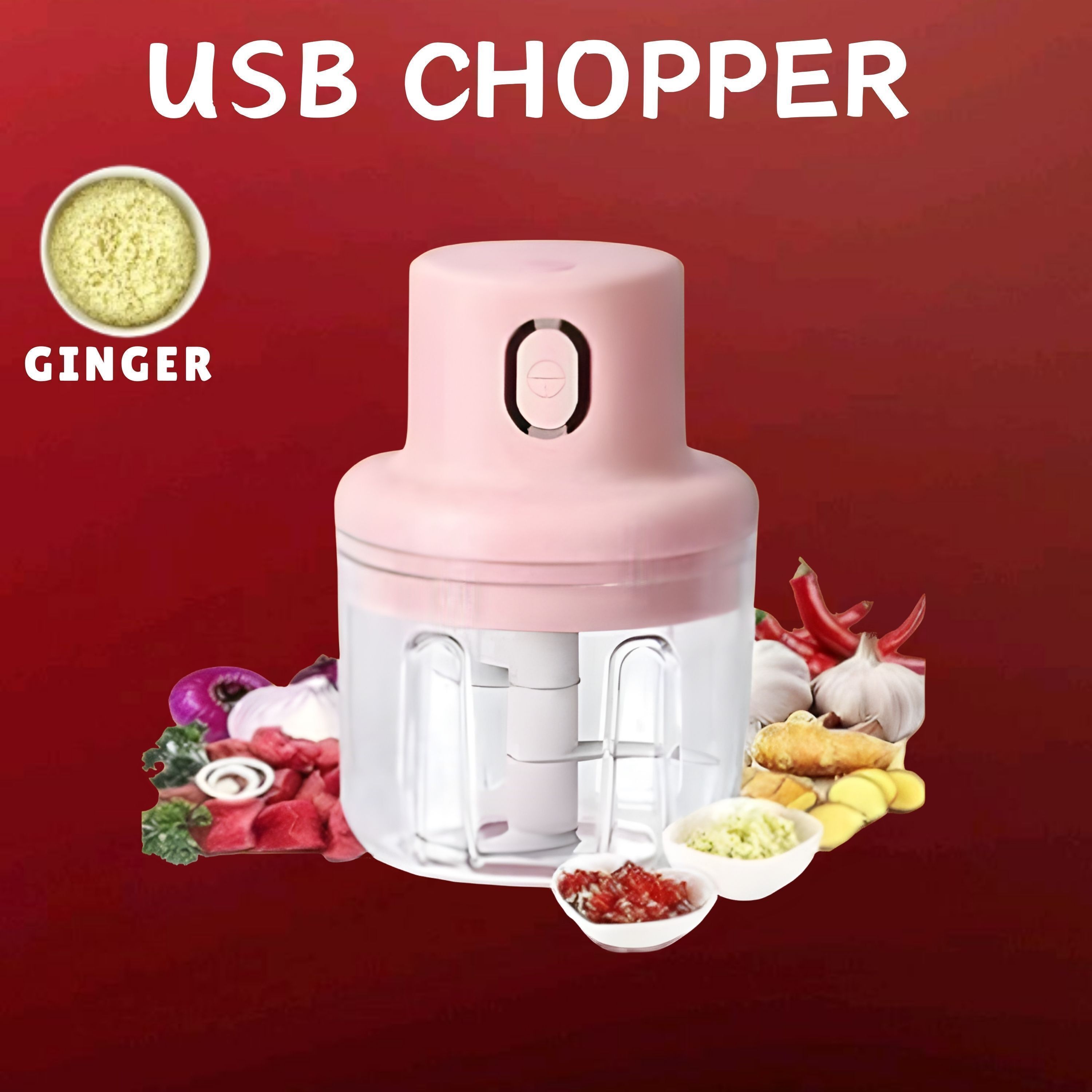princemarkett N01-Chopper Portable Electric Food Chopper Mini Kitchen Tool for Meal xz275 Electric Vegetable & Fruit Chopper-picture-32