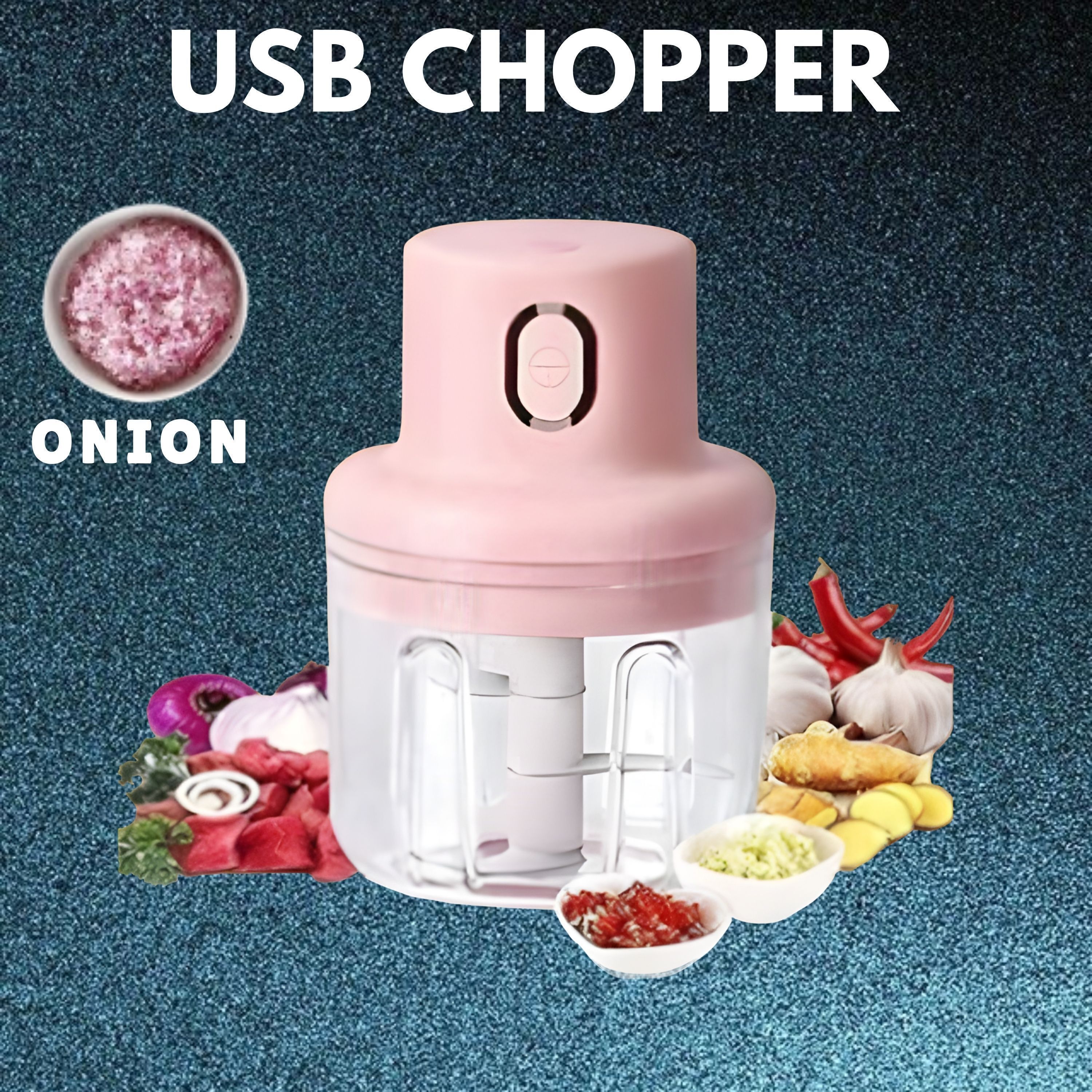 princemarkett N01-Chopper Portable Electric Food Chopper Mini Kitchen Tool for Meal xz294 Electric Vegetable & Fruit Chopper-picture-36