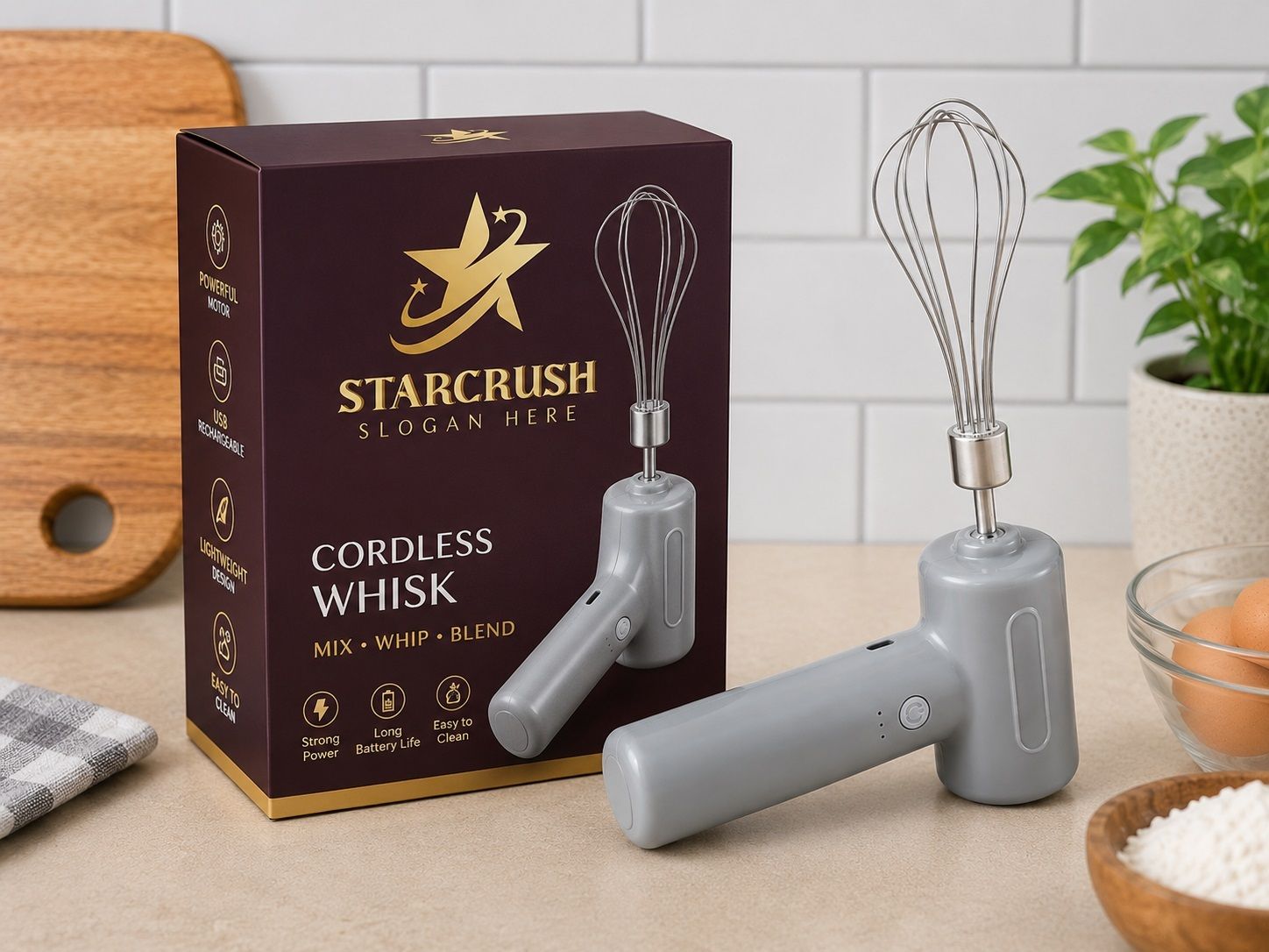 starcrush by starcrush Elecric Whisk Electric Egg Scraper-picture-12