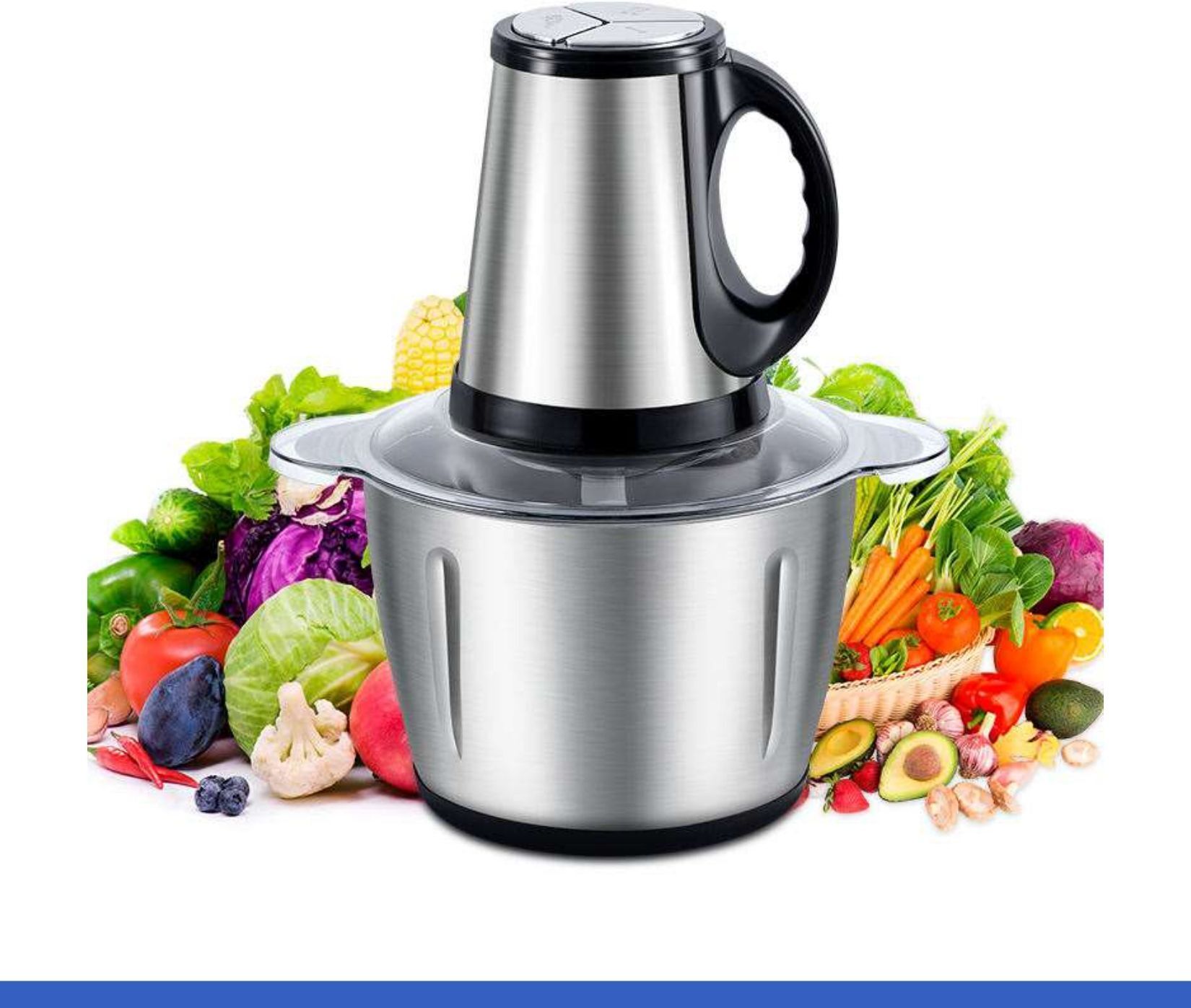 InstaChop ProMax Stainless Steel Electric Vegetable Chopperabc41 Electric Vegetable & Fruit Chopper-image-38