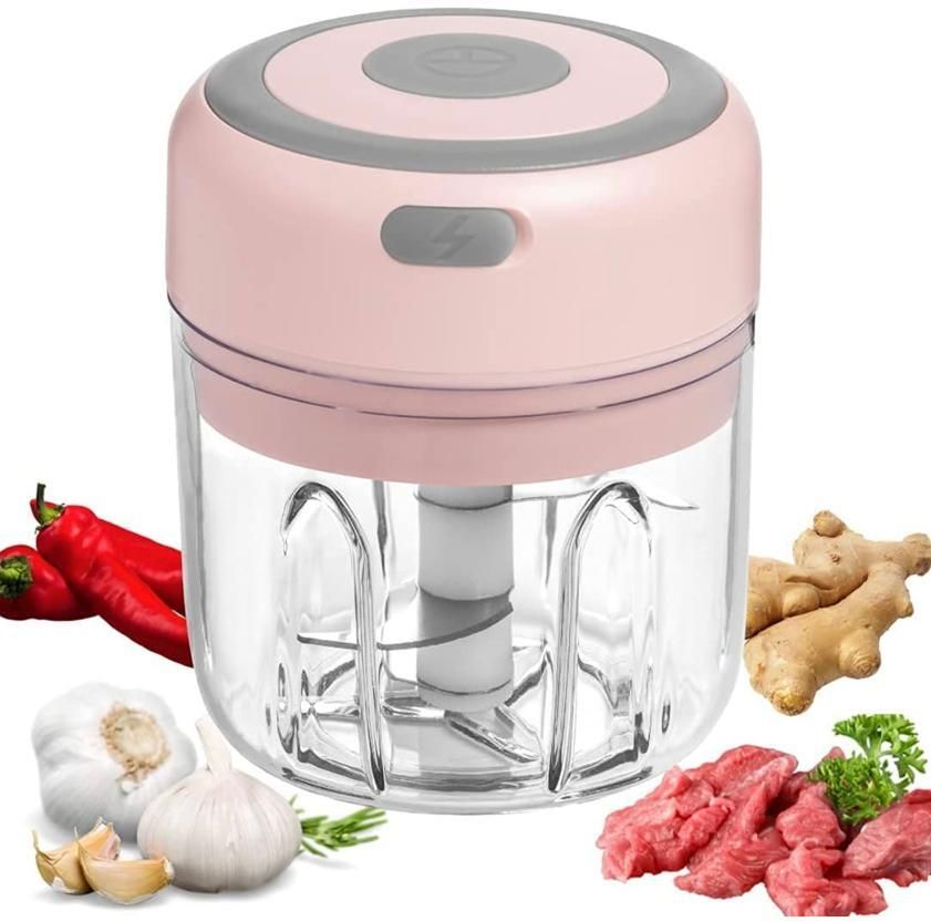 Mini Electric Garlic Automatic Chopper Wireless Vegetables Cutter Garlic Mincer Electric Vegetable & Fruit Chopper-image-22