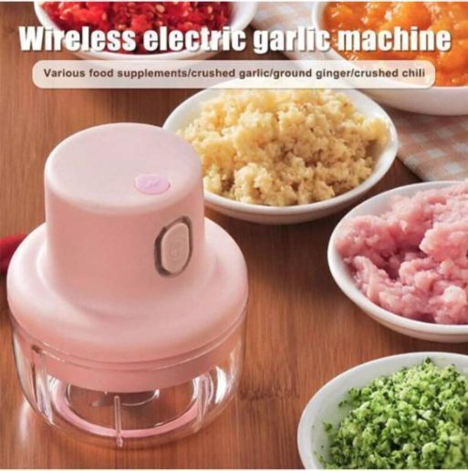 princemarkett N01-DEV56_BA114-Mini Garlic Chopper | Portable Mini Food Chopper Electric Vegetable & Fruit Chopper-picture-12
