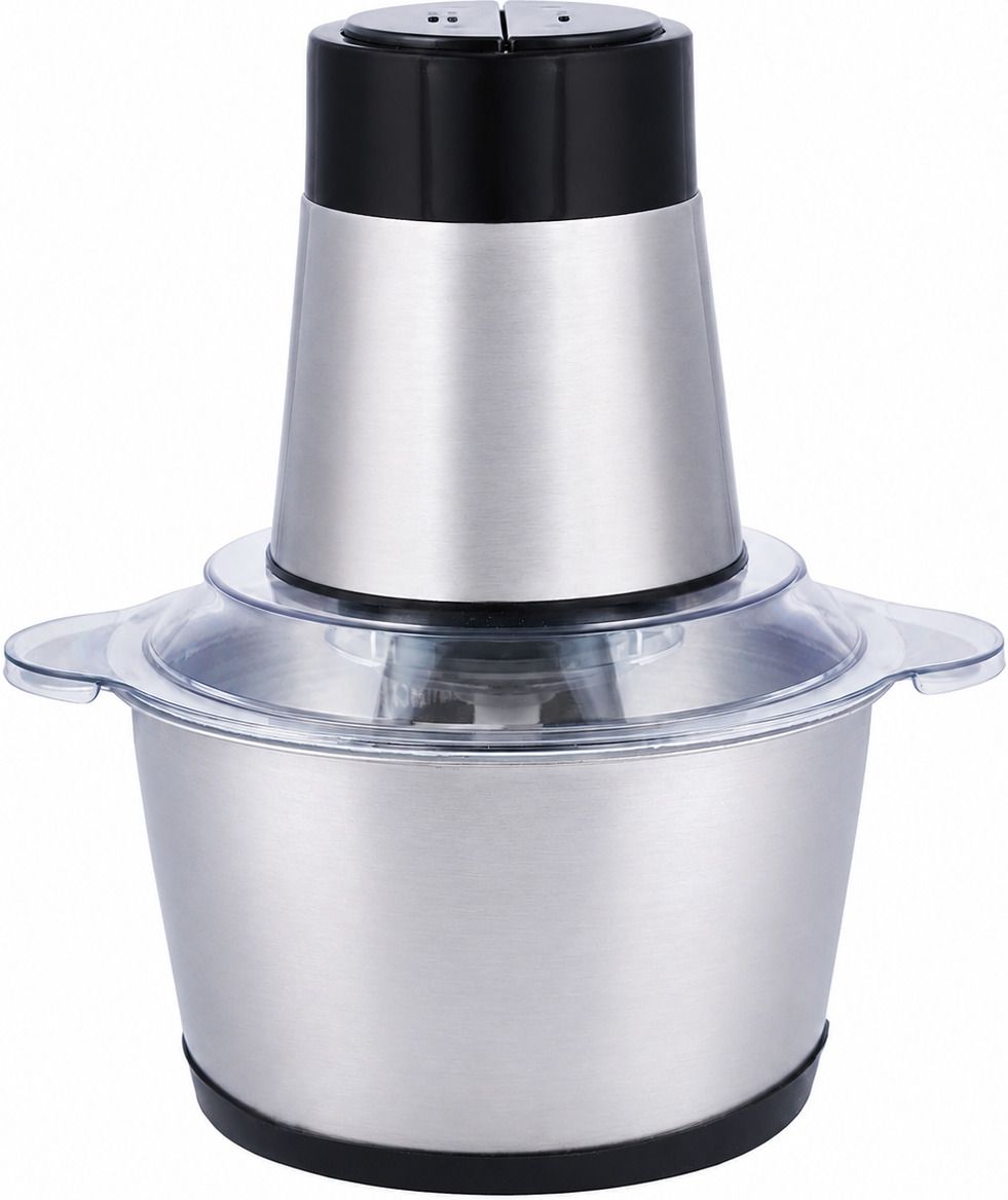 Electric Food Chopper, 2L 8-Cup Stainless Steel Bowl Kitchen Mini Food Processor for Meat Vegetables Fruits or Nuts, 250W 4 bi-Level Blades Meat Grinder Blender, Fast & Slow 2 Speeds Electric Chopper Electric Vegetable & Fruit Chopper-image-33