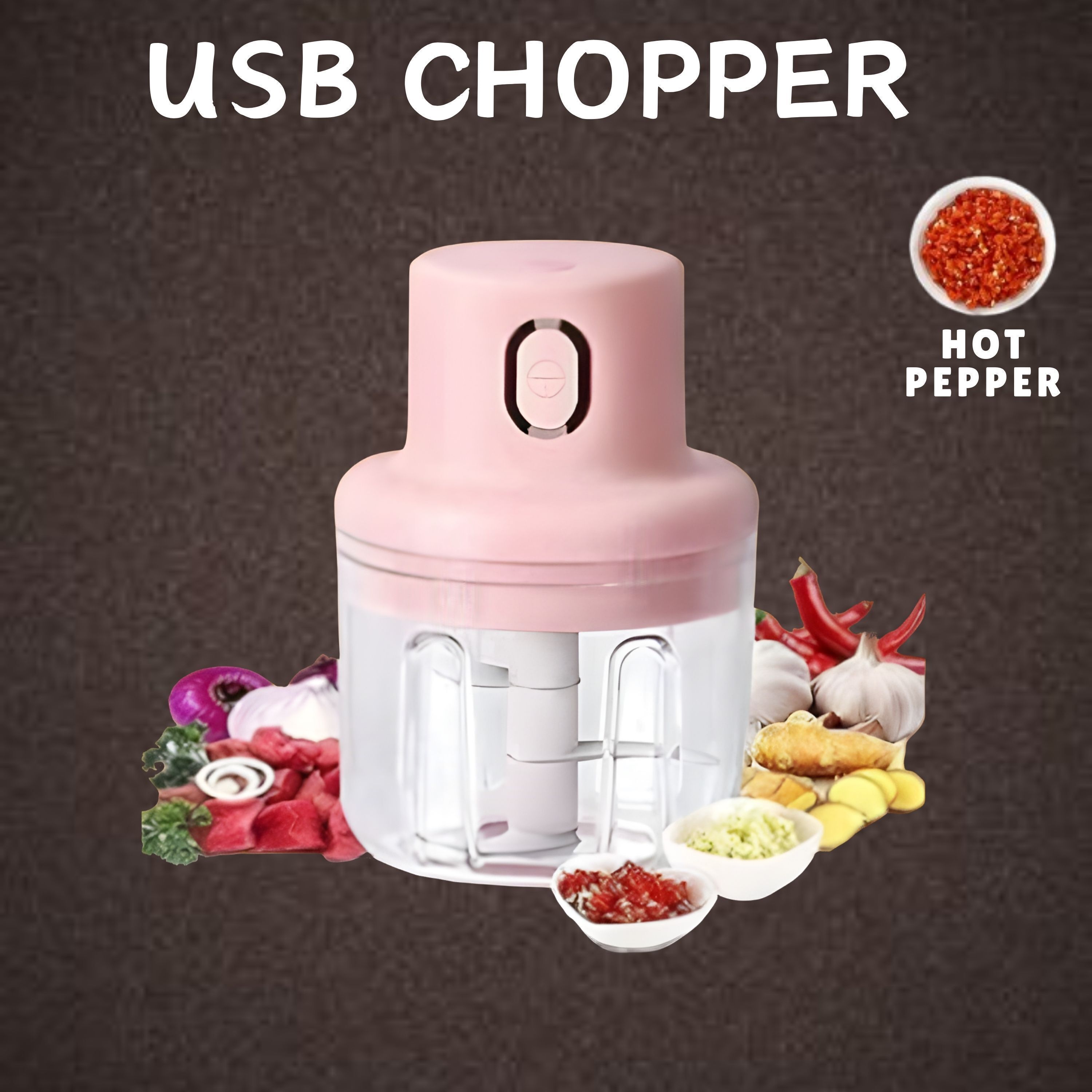 princemarkett N01-Chopper Portable Electric Food Chopper Mini Kitchen Tool for Meal xz267 Electric Vegetable & Fruit Chopper-picture-35