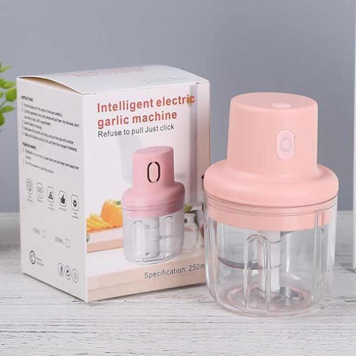 USB Rechargeable Mini Electric Chopper for Garlic, Onion, Vegetables & Fruits Electric Vegetable & Fruit Chopper-image-44