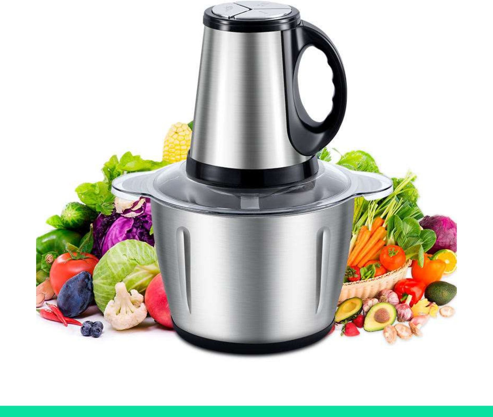 InstaChop ProMax Stainless Steel Electric Vegetable Chopperabc48 Electric Vegetable & Fruit Chopper-image-42