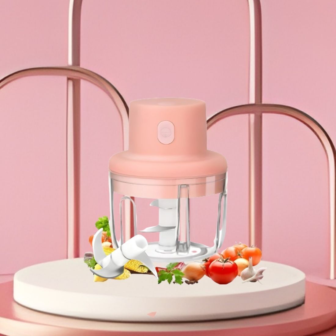 princemarkett N01-Chopper Portable Electric Food Chopper Mini Kitchen Tool for Meal xz247 Electric Vegetable & Fruit Chopper-picture-20