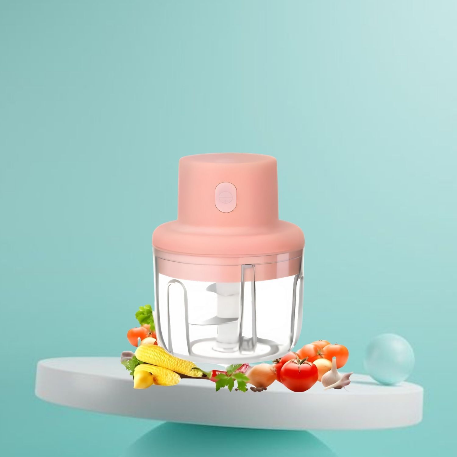 Electric Chopper, Rechargeable Chopper for Home & Kitchen Vegetable, FruitB130 Electric Vegetable & Fruit Chopper-image-27